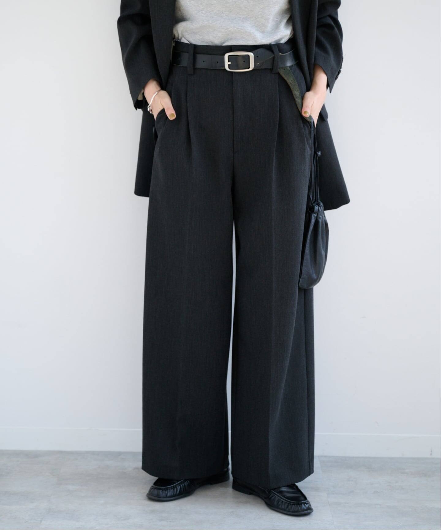 ORDINARY タックワイドスラックス セットアップ対応（スラックス