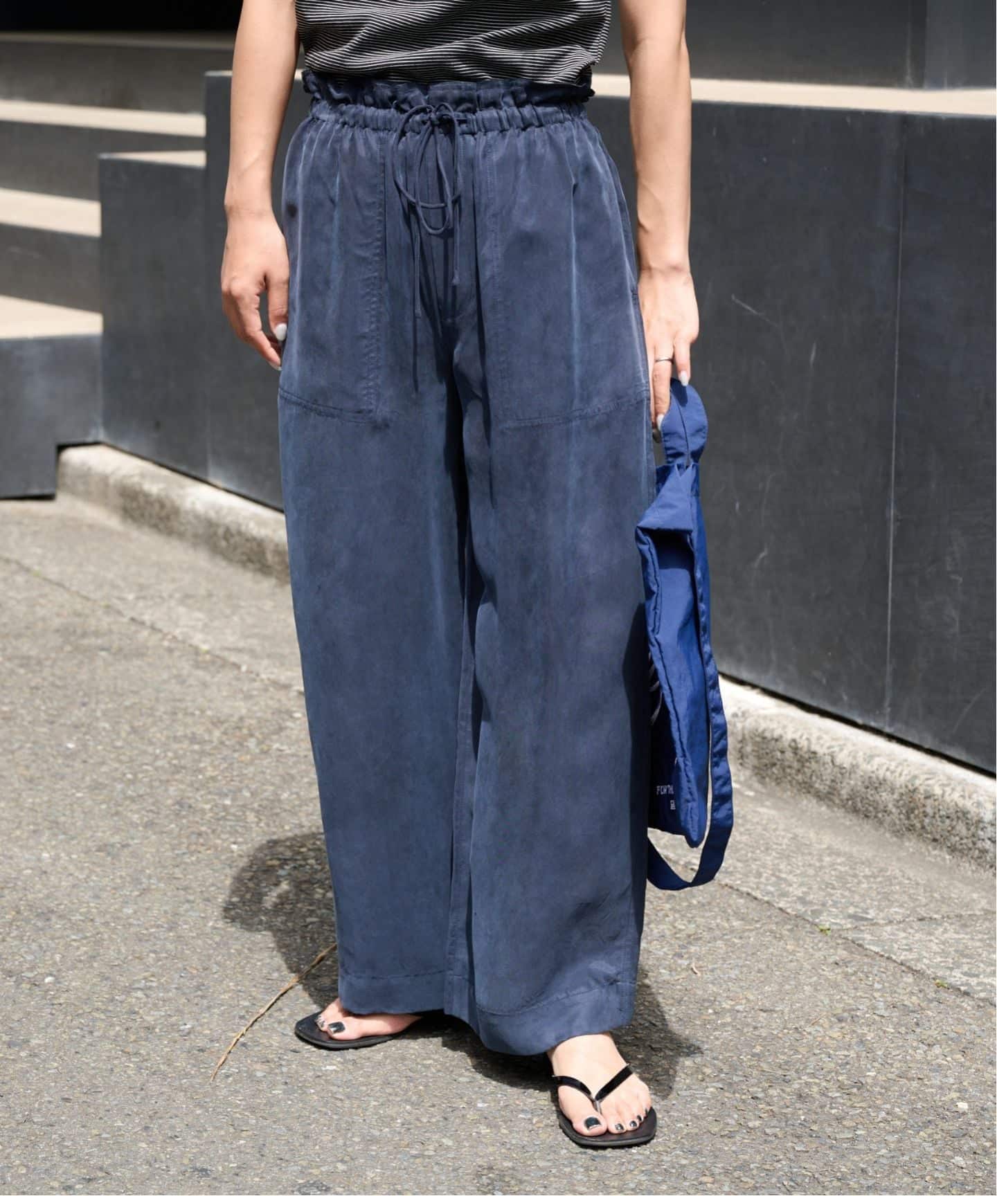 追加 キュプラステッチワークドロストパンツ（スラックス）｜OUTDOOR