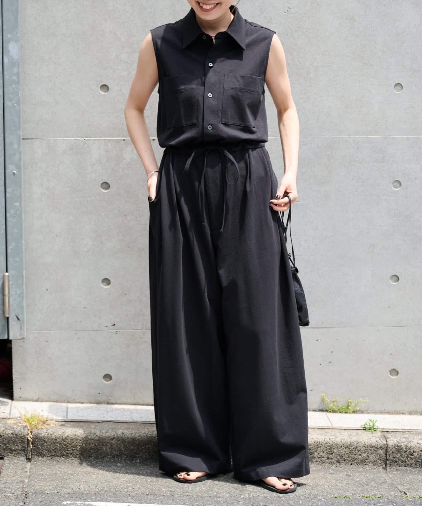 ≪予約≫カットソーノースリシャツオールインワン（つなぎ