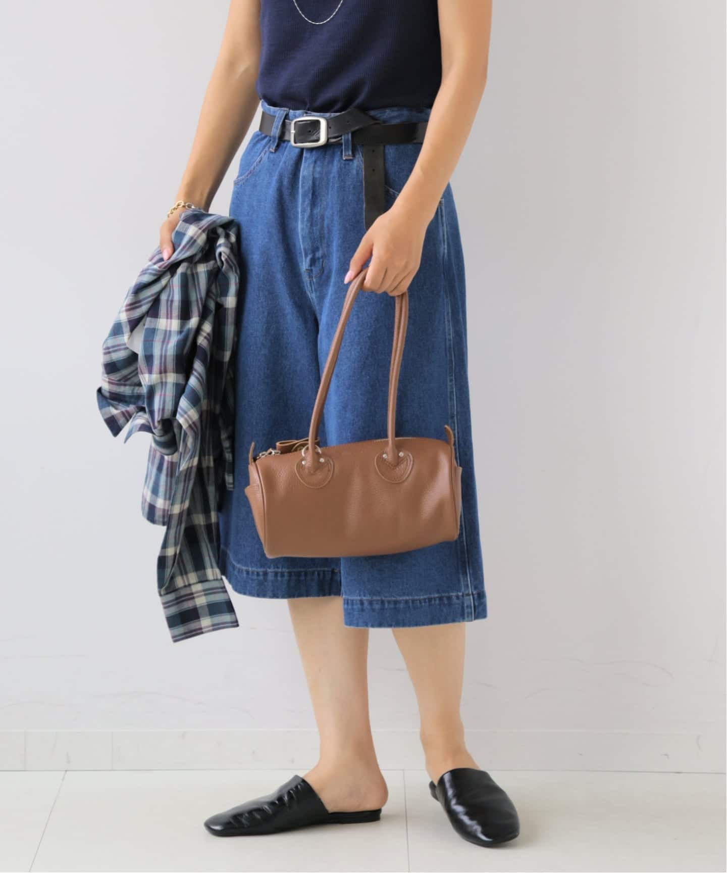 新品】スケイプスボスマン キュロット ハーフパンツ ブラック