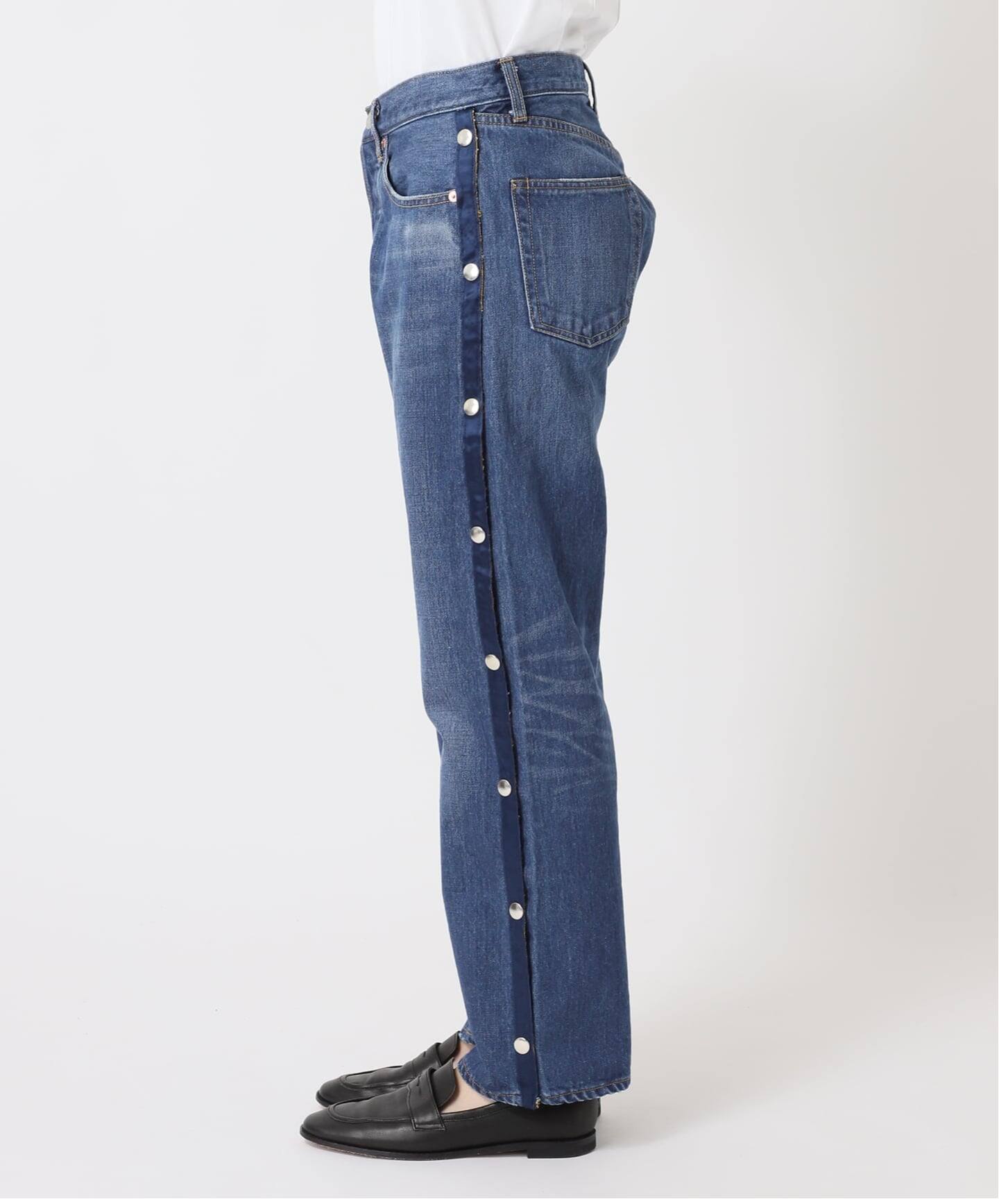 ポポ様 予約》サイドスナップデニムパンツ（デニムパンツ・ジーンズ）｜Bonum