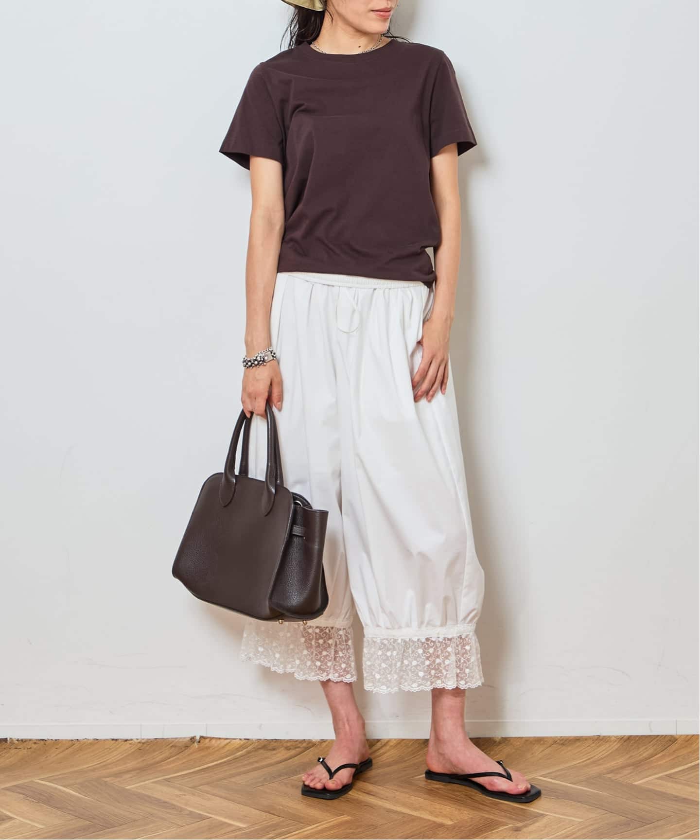 ジャーナルスタンダード　ボナム　レースヘムバルーンパンツ LACE HEM BALLOON パンツ（その他パンツ）｜Bonum（ボナム）の通販