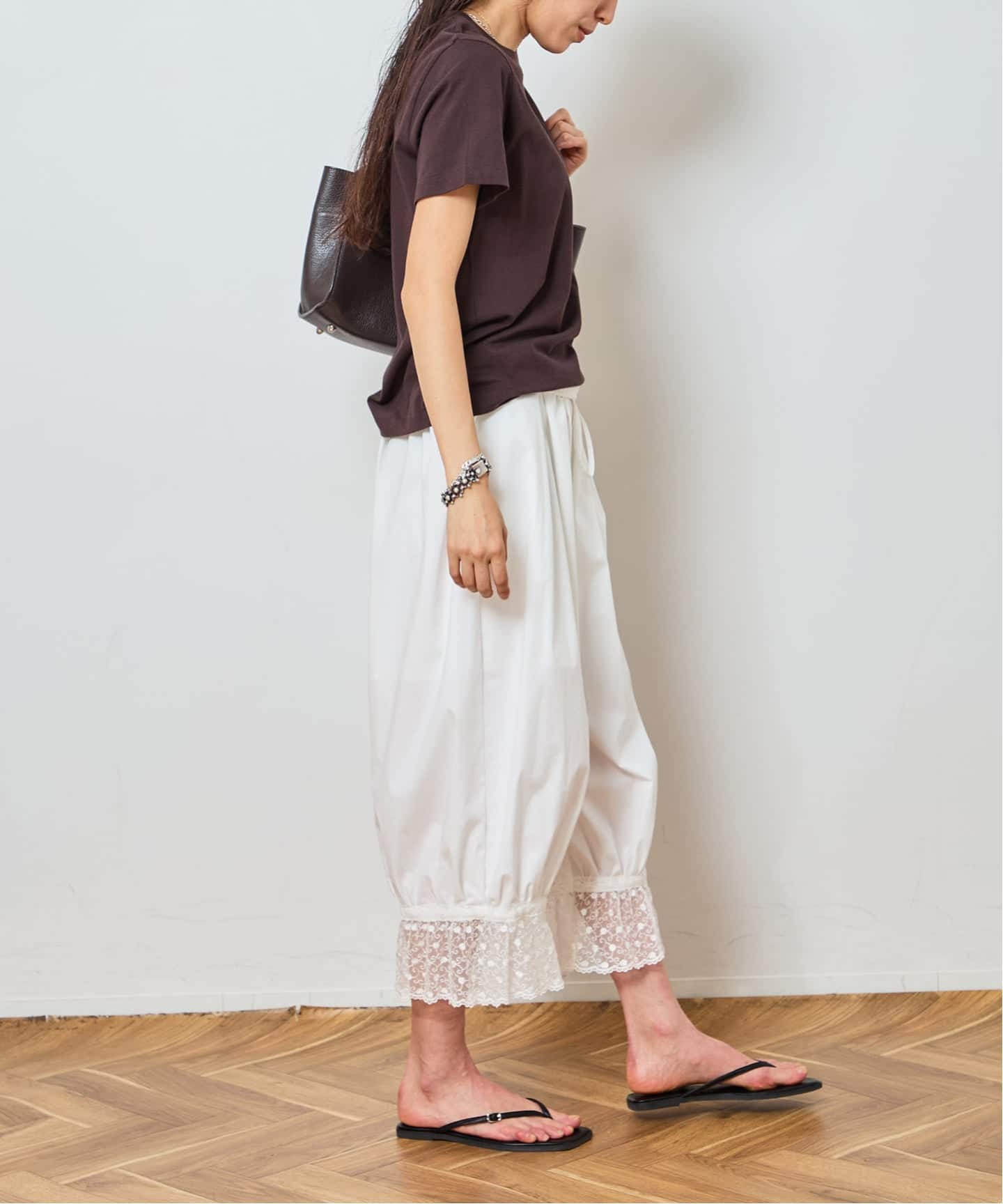 LACE HEM BALLOON パンツ（その他パンツ）｜Bonum（ボナム）の通販