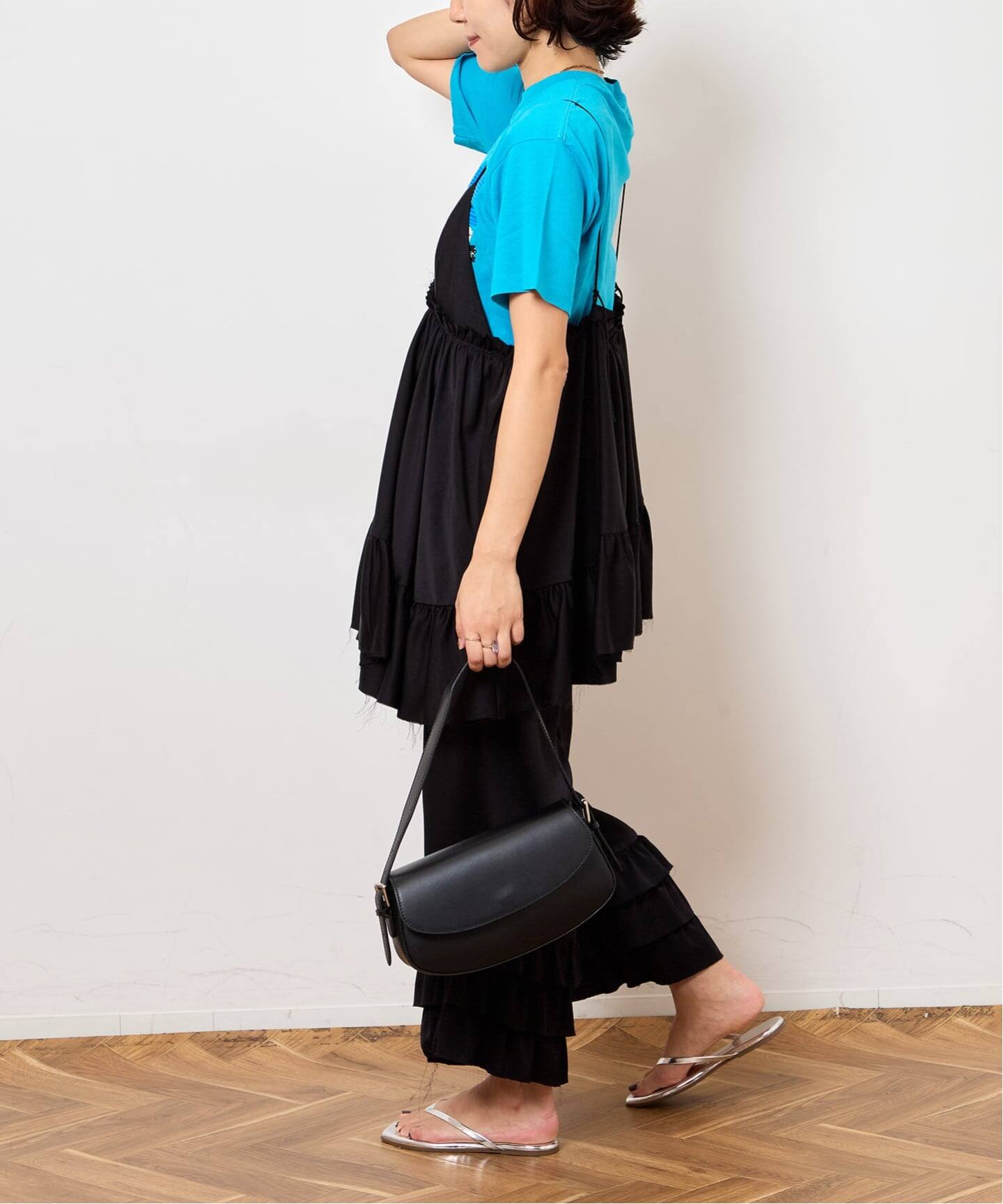 TIERED CROPD SATIN パンツ（その他パンツ）｜Bonum（ボナム）の通販