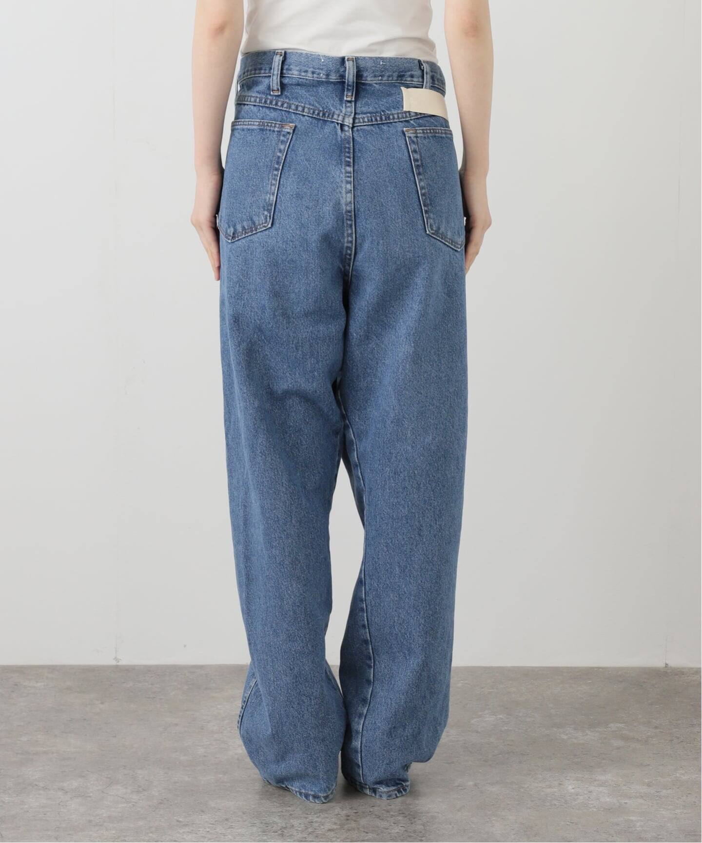 リメイクラップデニムパンツ（デニムパンツ・ジーンズ）｜Bonum