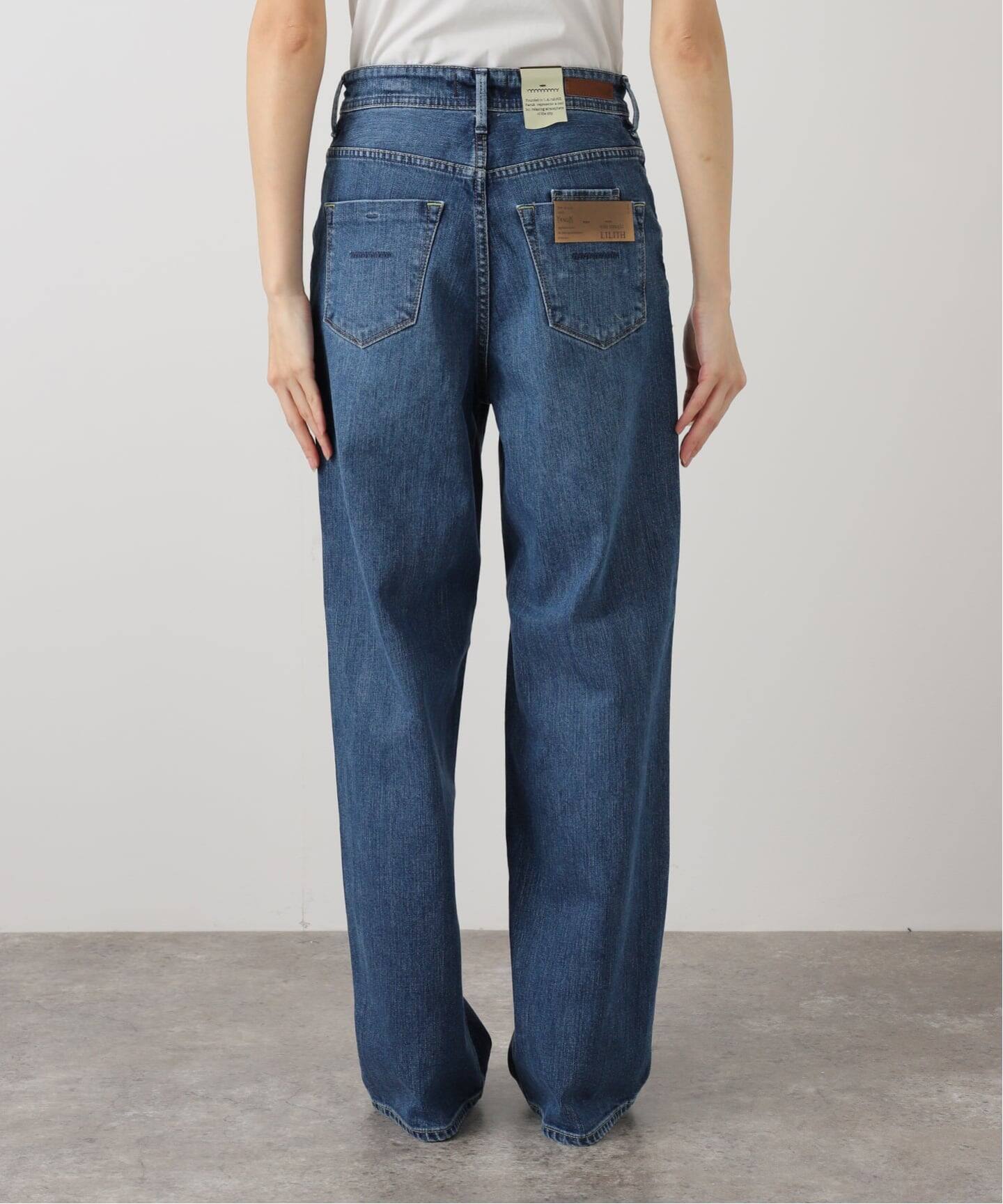 YANUK LILITH (WIDE STRAIGHT) MBL 57153074（デニムパンツ・ジーンズ