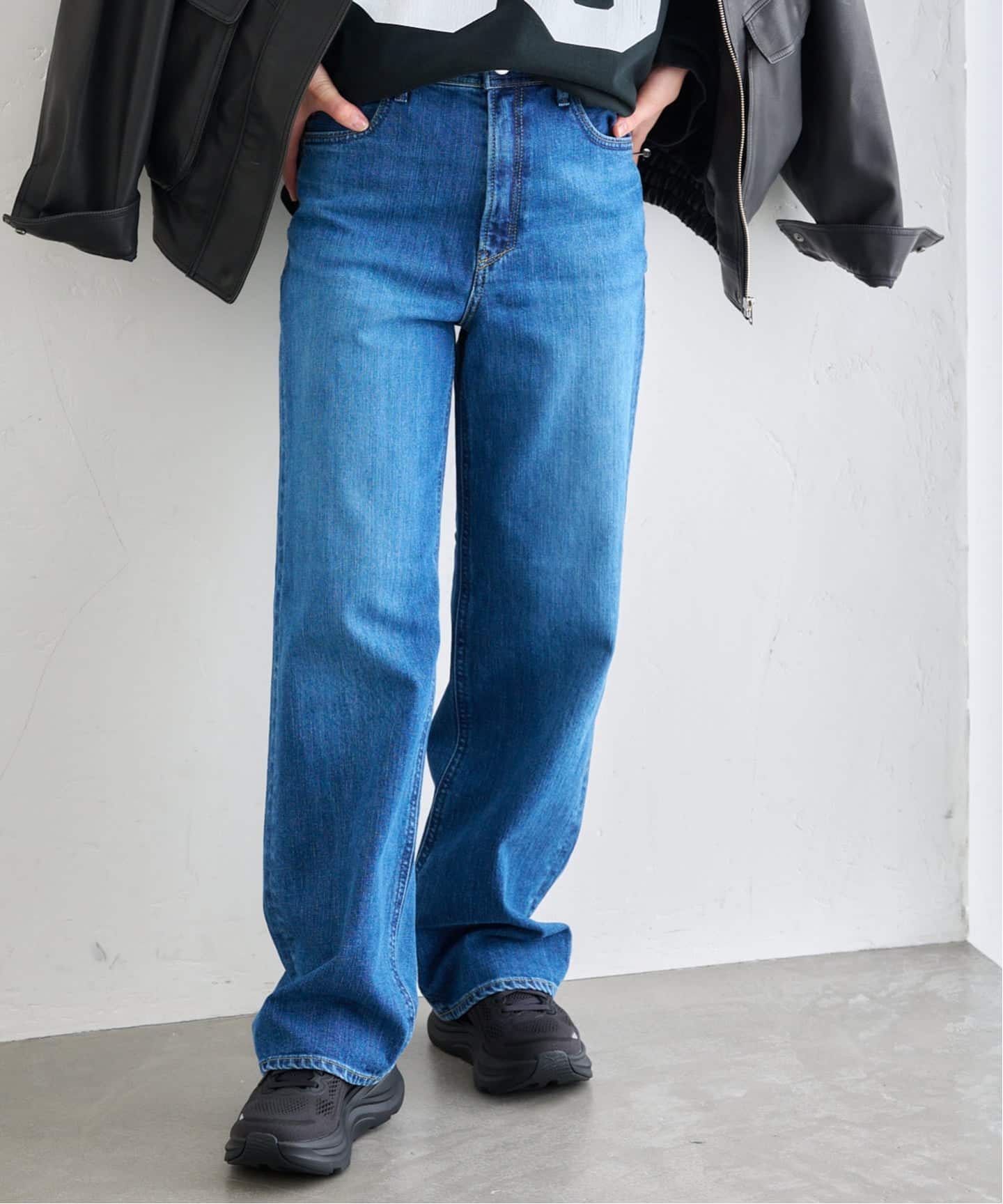 YANUK LILITH (WIDE STRAIGHT) MBL 57153074（デニムパンツ・ジーンズ