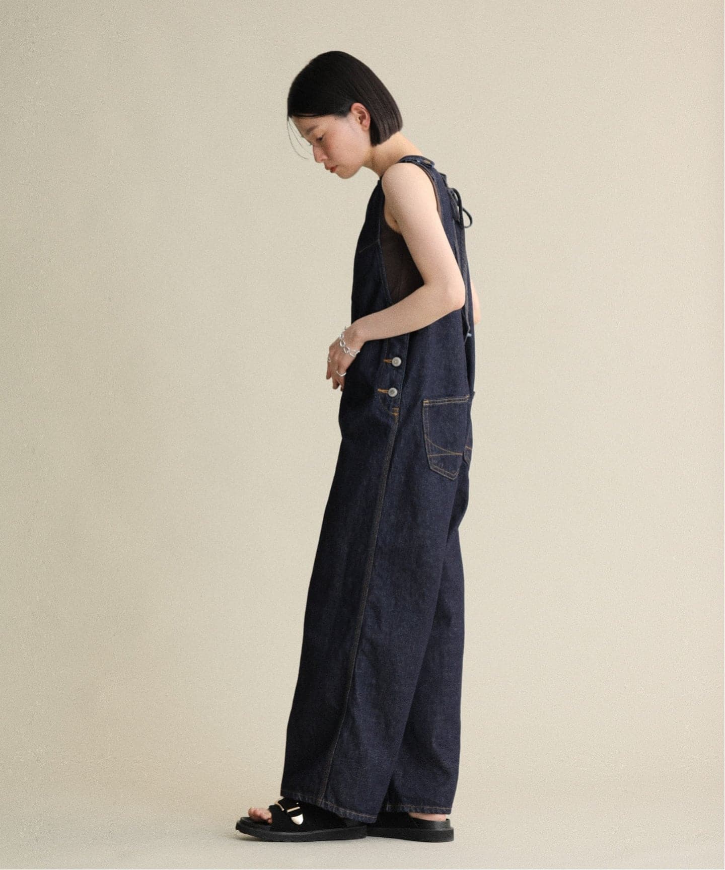 SOMETHING AMERICA SLEEVE ALL IN ONE（サロペット／オーバーオール