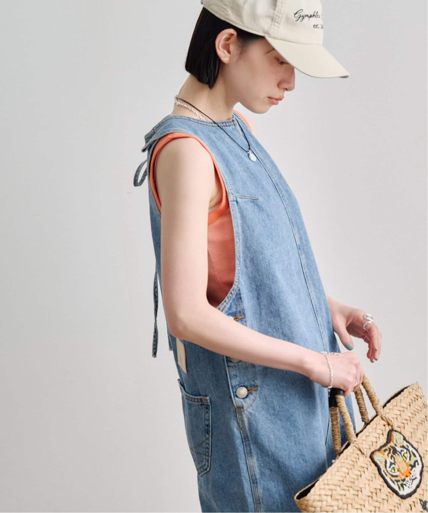 SOMETHING AMERICA SLEEVE ALL IN ONE（サロペット／オーバーオール
