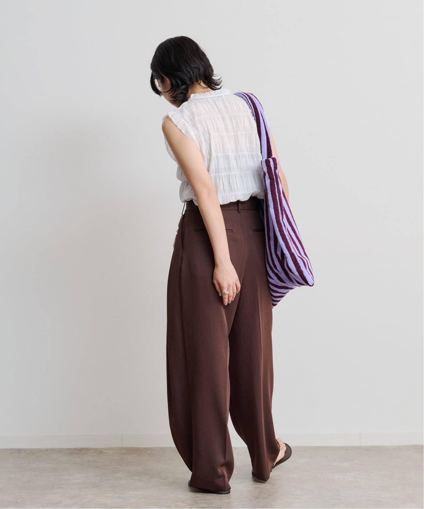 TODAYFUL Tuck Wide Trousers（スラックス）｜BOICE FROM BAYCREW'S