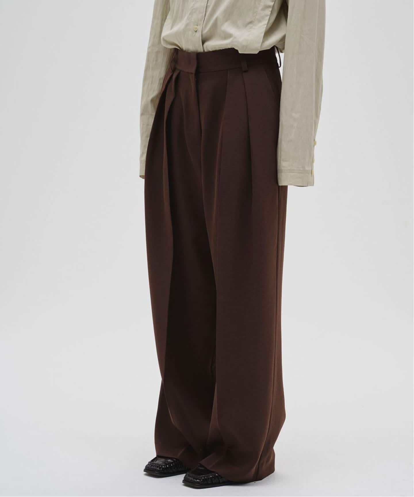 TODAYFUL【美品】Tuck Wide Trousers TODAYFUL Tuck Wide Trousers（スラックス）｜BOICE FROM BAYCREW'S