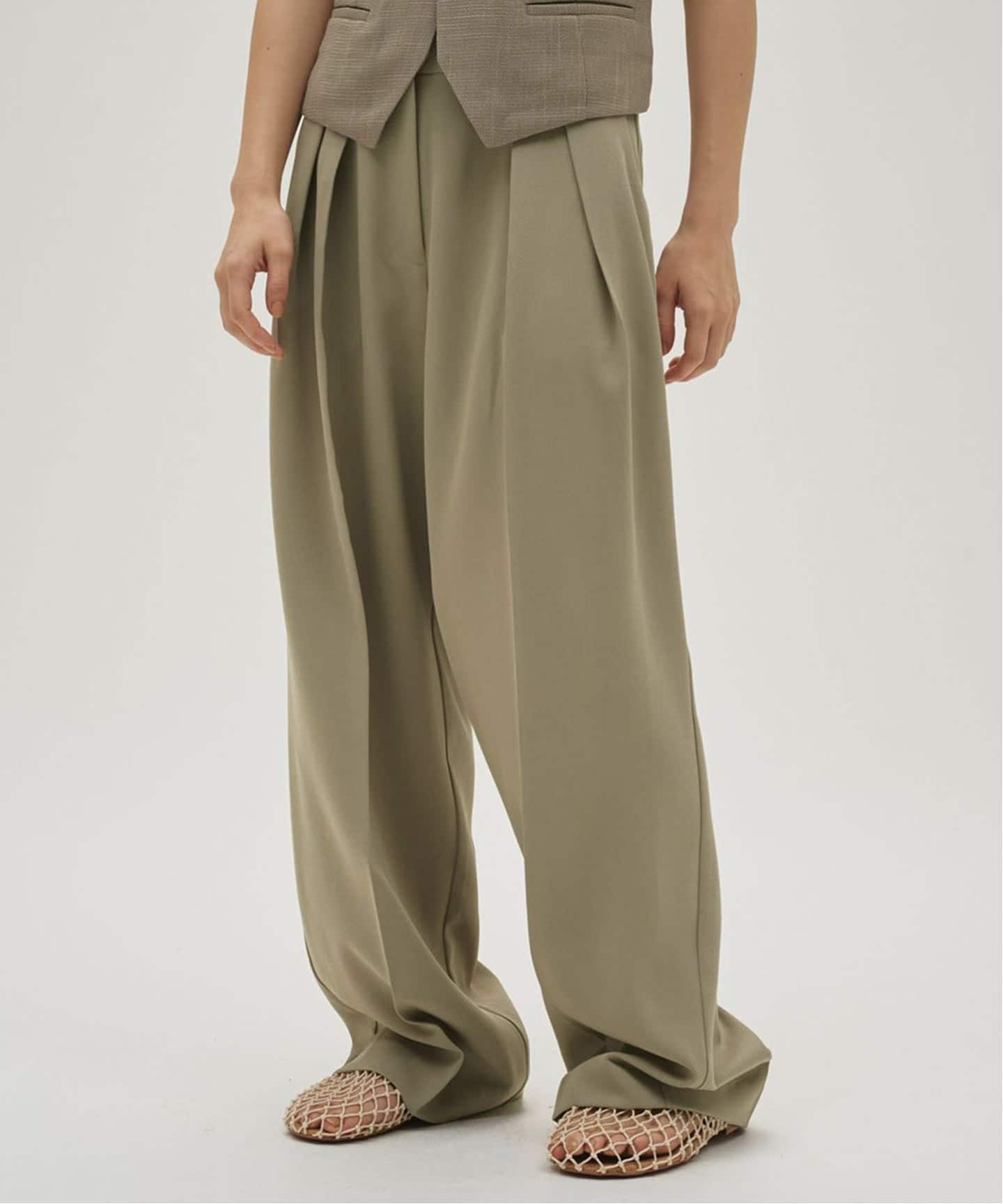 TODAYFUL【美品】Tuck Wide Trousers TODAYFUL Tuck Wide Trousers（スラックス）｜BOICE FROM BAYCREW'S
