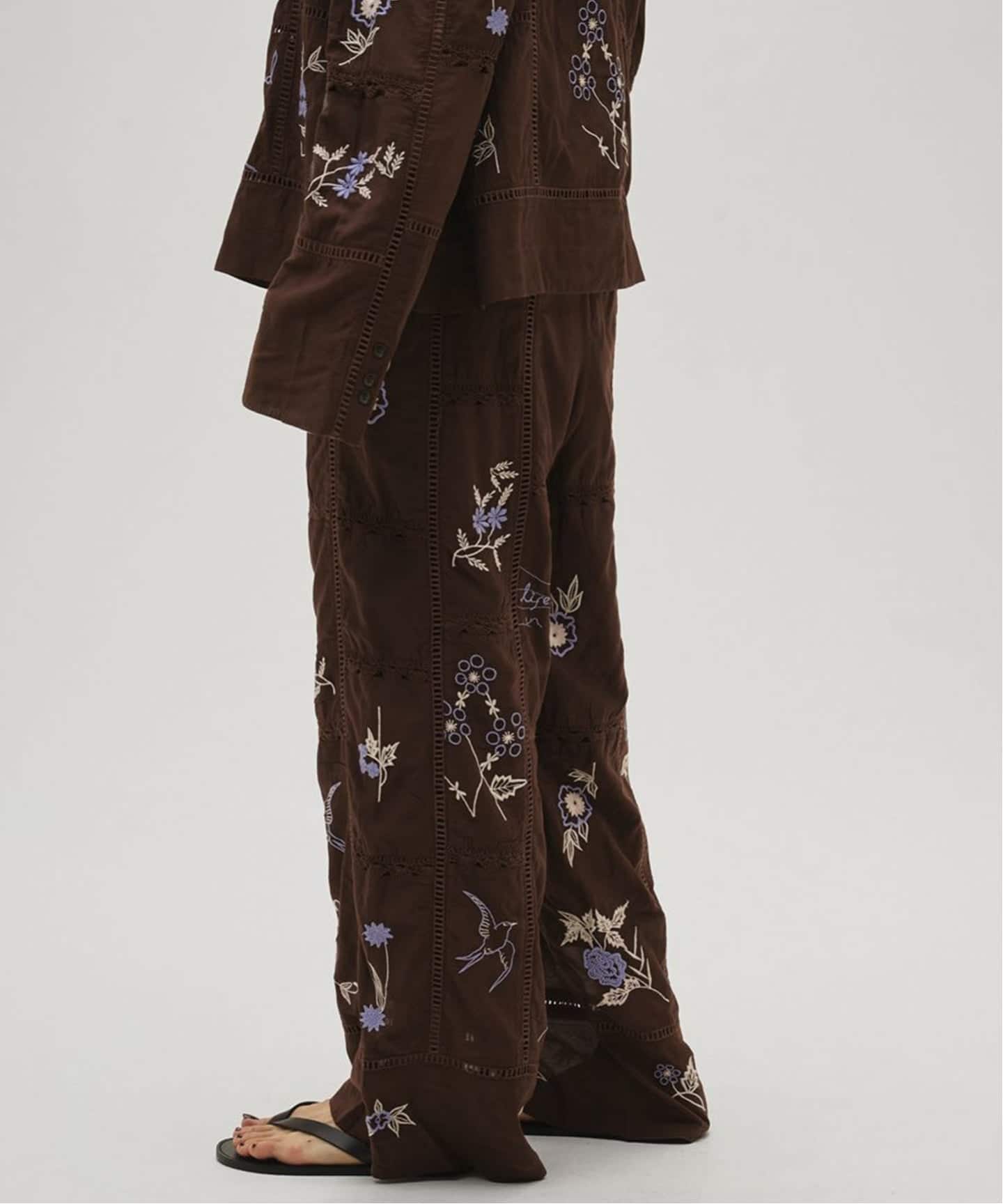 TODAYFUL Embroidery Patchwork Trousers（スラックス）｜BOICE FROM