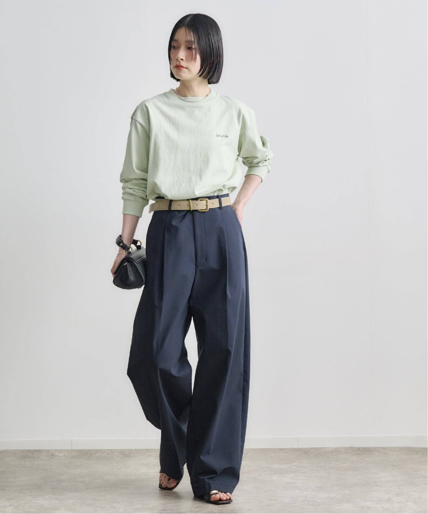 ETRE TOKYO ボンディングタックパンツ（スラックス）｜BOICE FROM