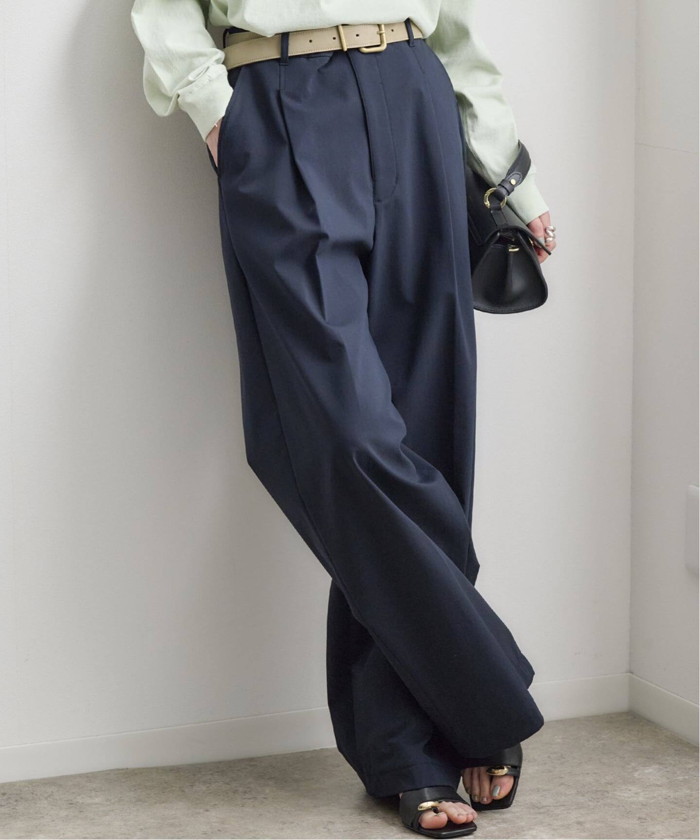 ETRE TOKYO ボンディングタックパンツ(スラックス)|BOICE FROM ETRE TOKYO ボンディングタックパンツ(スラックス)|BOICE FROM