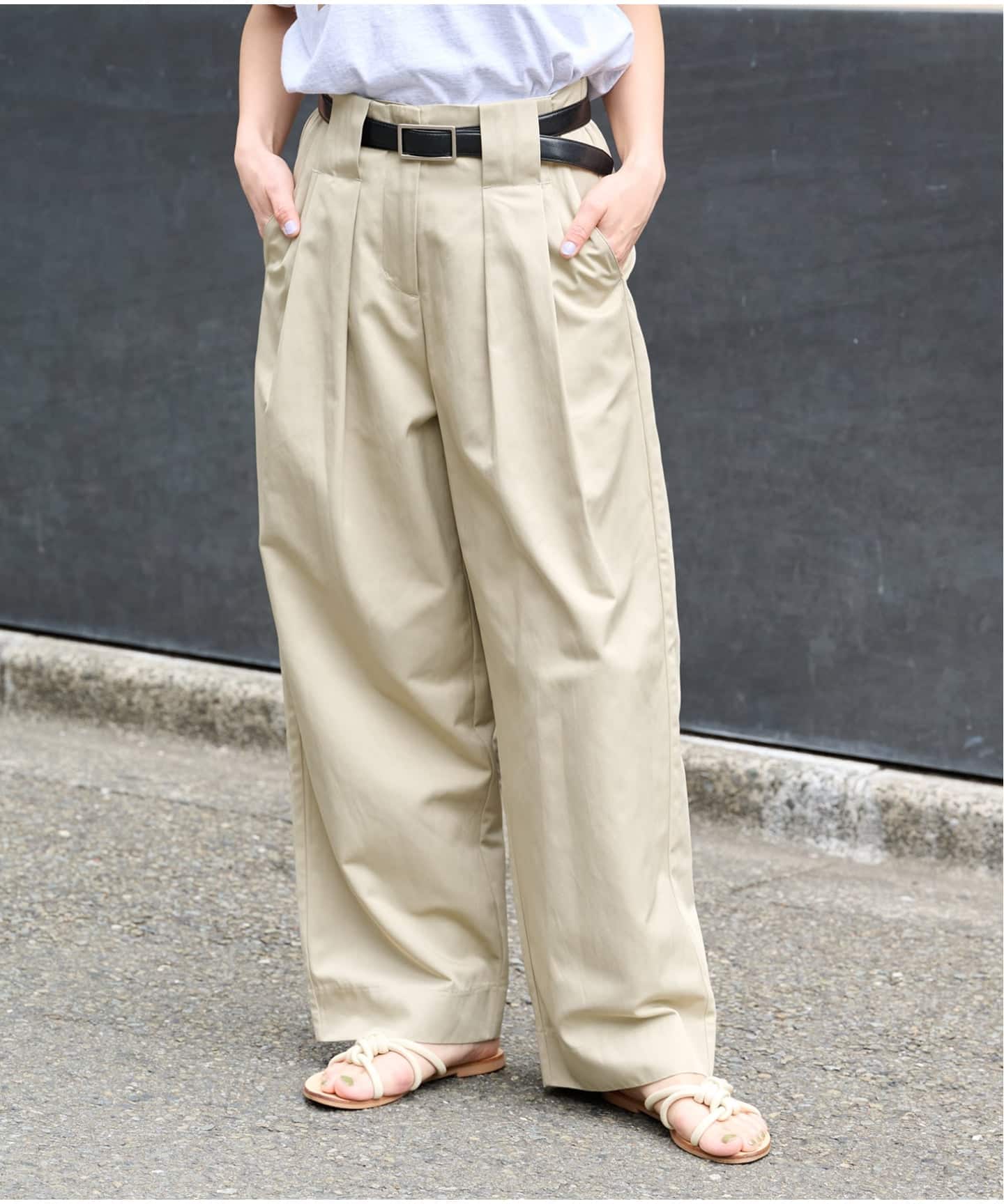 anuke Twill Loose Pants（チノパンツ）｜BOICE FROM BAYCREW'S