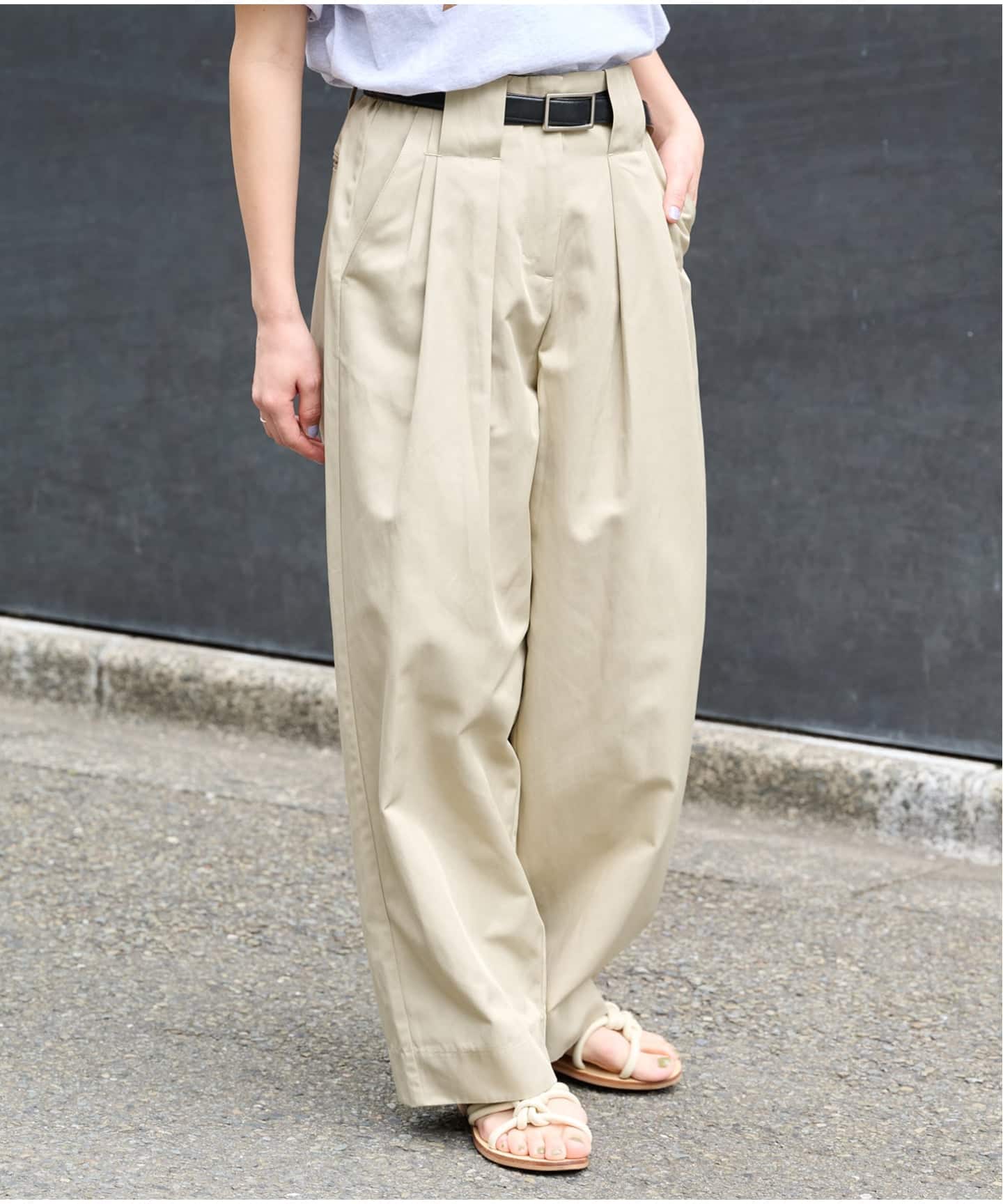 anuke Twill Loose Pants（チノパンツ）｜BOICE FROM BAYCREW'S