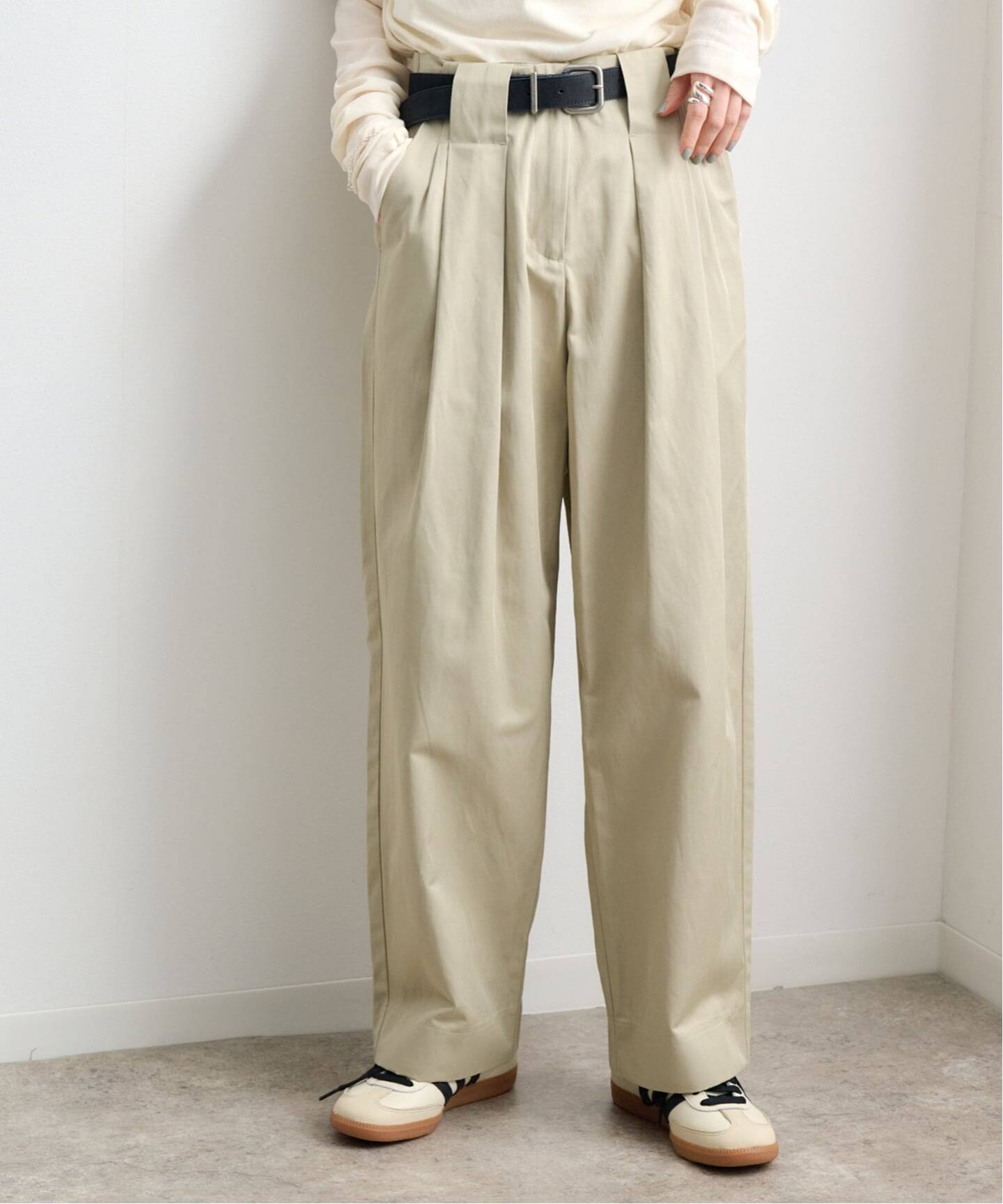 anuke Twill Loose Pants（チノパンツ）｜BOICE FROM BAYCREW'S