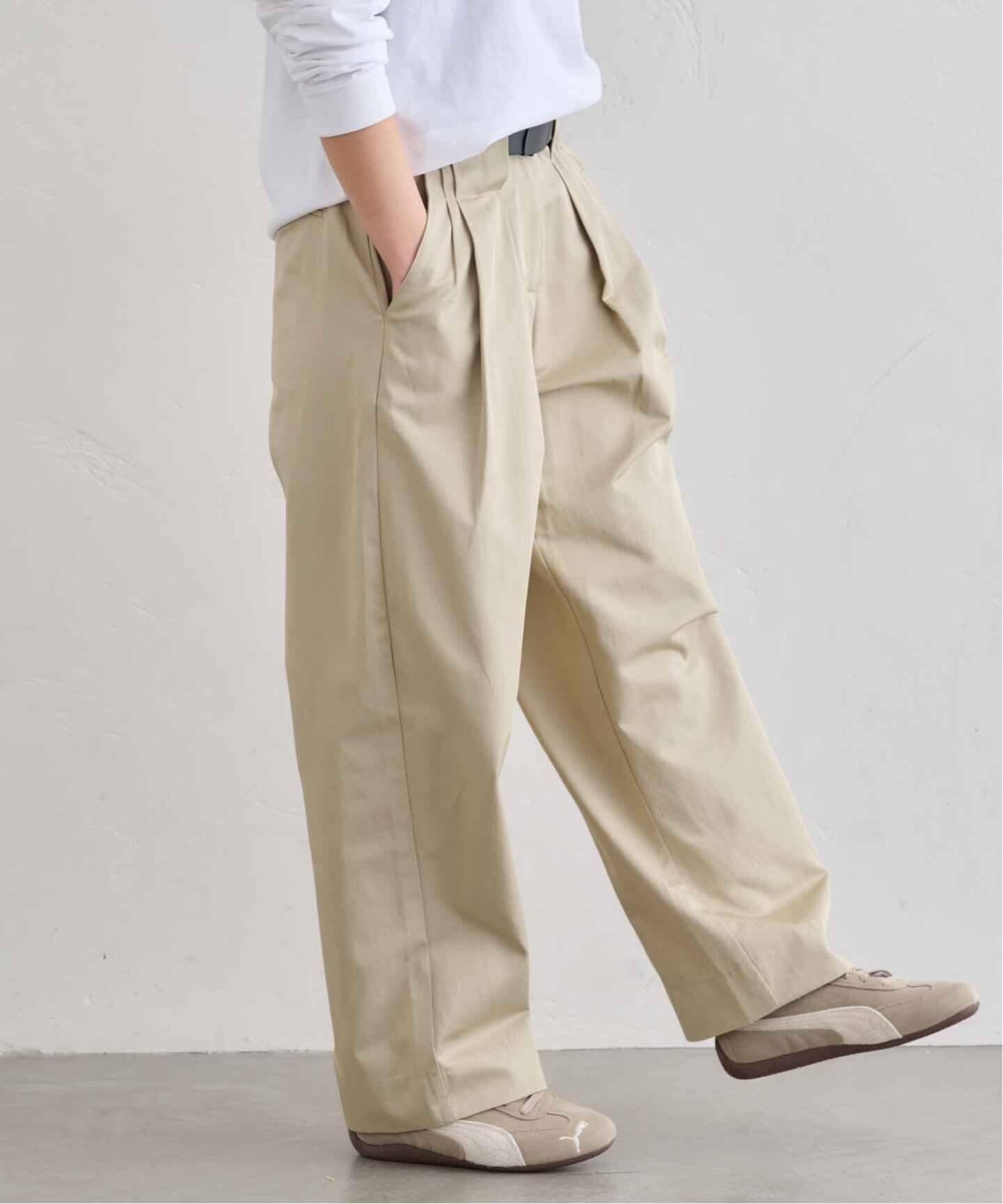 anuke Twill Loose Pants（チノパンツ）｜BOICE FROM BAYCREW'S