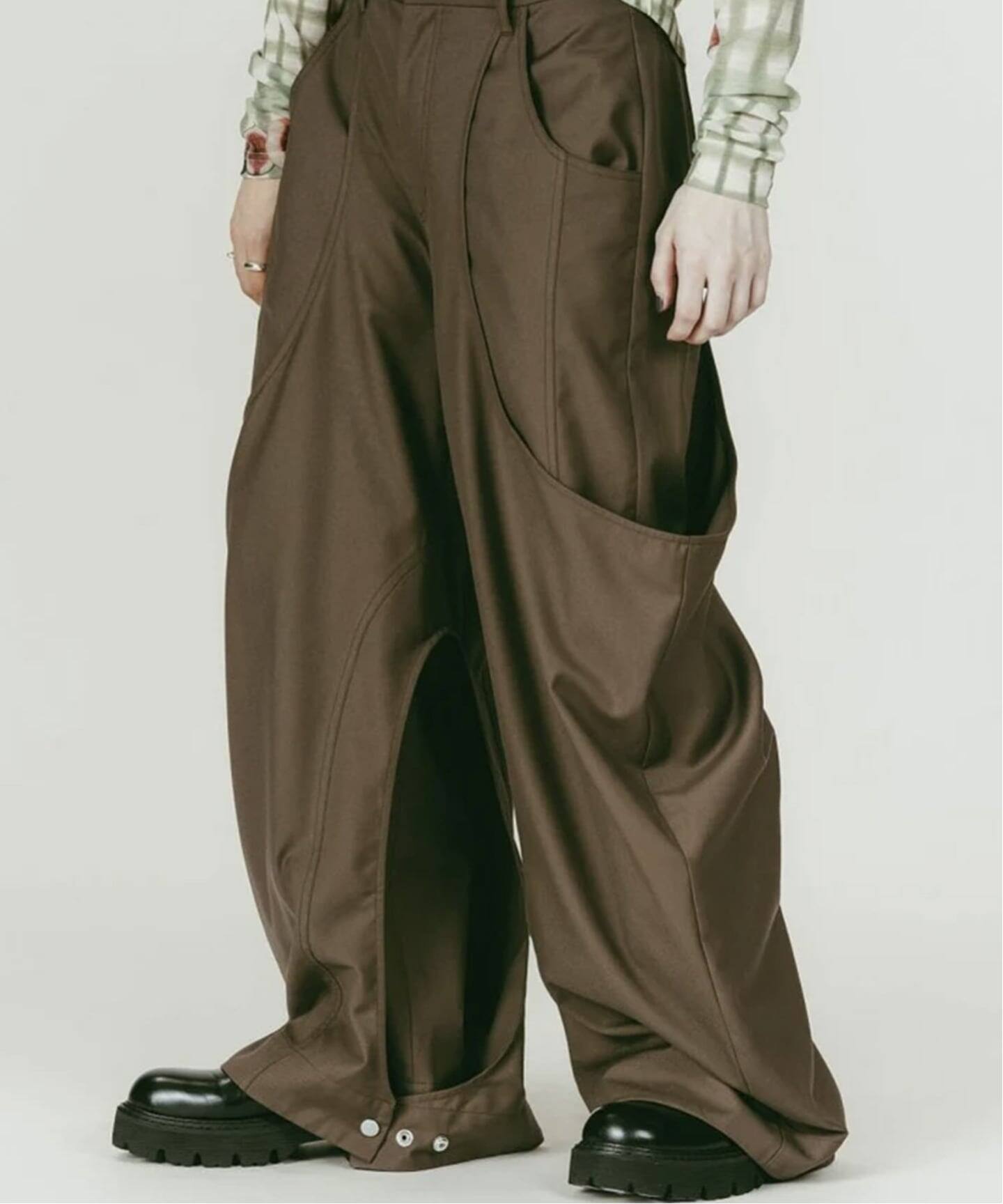 KnuthMarf high-boot detail pants（スラックス）｜BOICE FROM