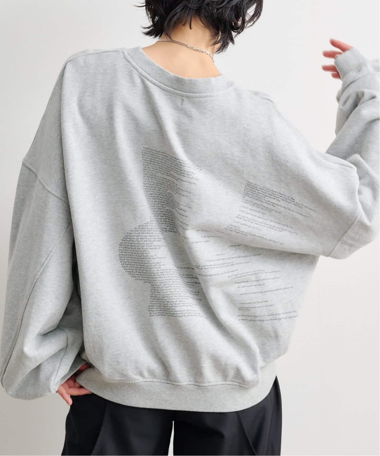 KnuthMarf Kerror design sweat(スウェット)|BOICE FROM BAYCREW'S KnuthMarf Kerror design sweat(スウェット)|BOICE FROM BAYCREW'S