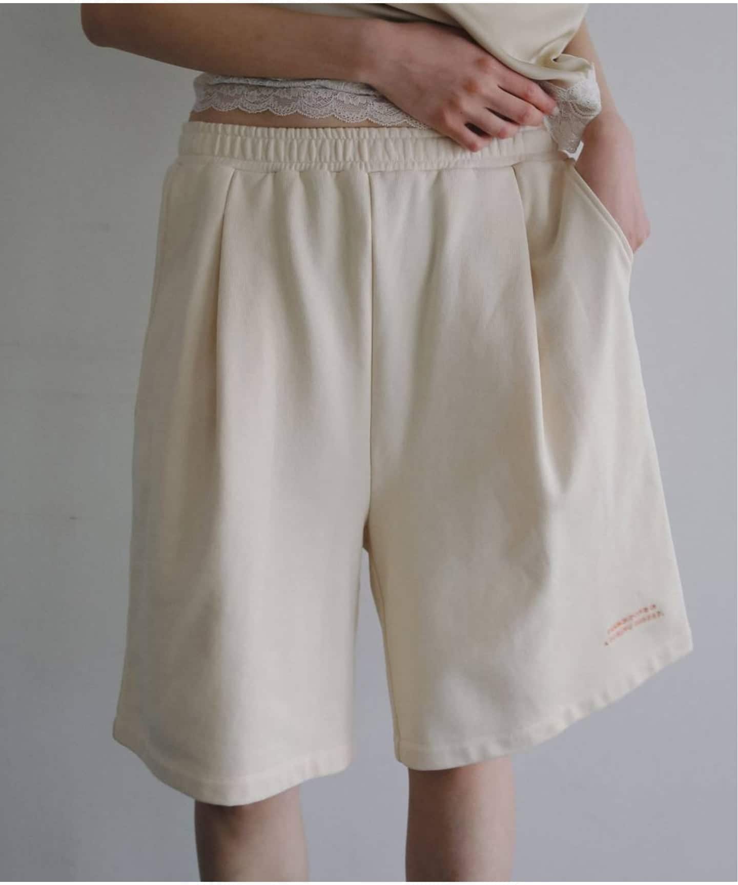 anuke Embroidery Half Pants（ショート・ハーフパンツ）｜BOICE FROM