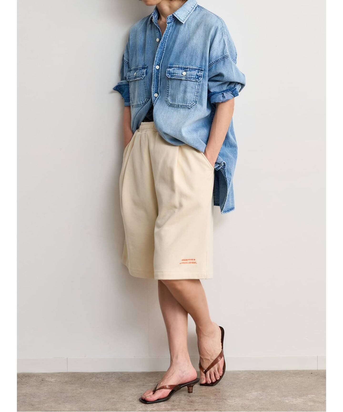 anuke Embroidery Half Pants（ショート・ハーフパンツ）｜BOICE FROM