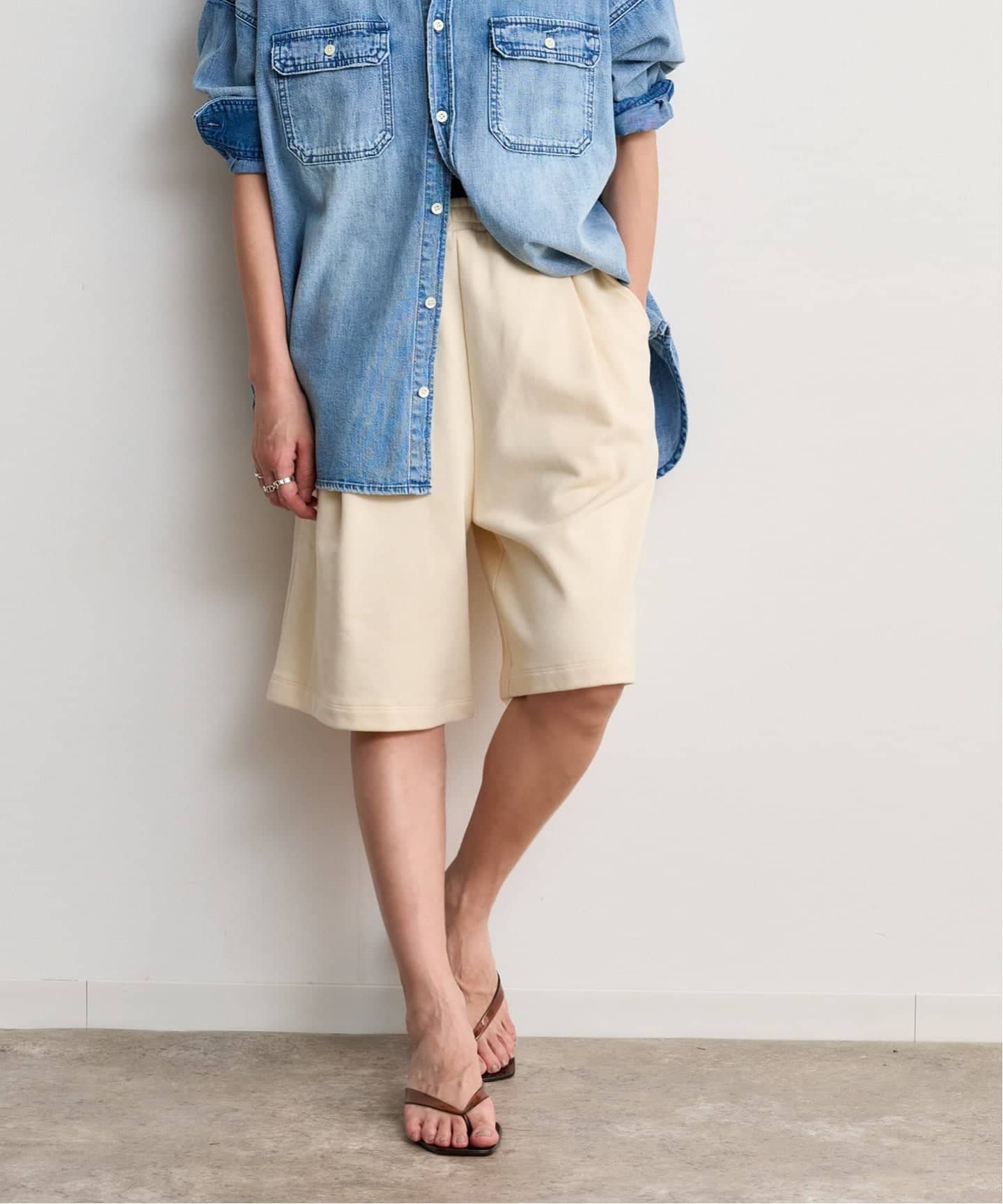 anuke Embroidery Half Pants（ショート・ハーフパンツ）｜BOICE FROM