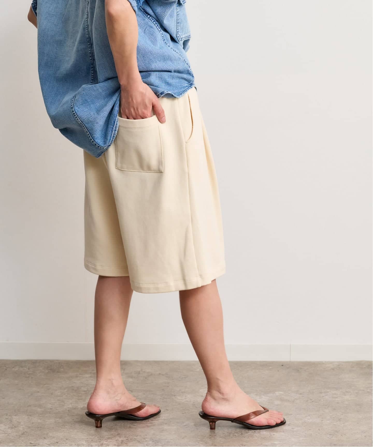 anuke Embroidery Half Pants（ショート・ハーフパンツ）｜BOICE FROM