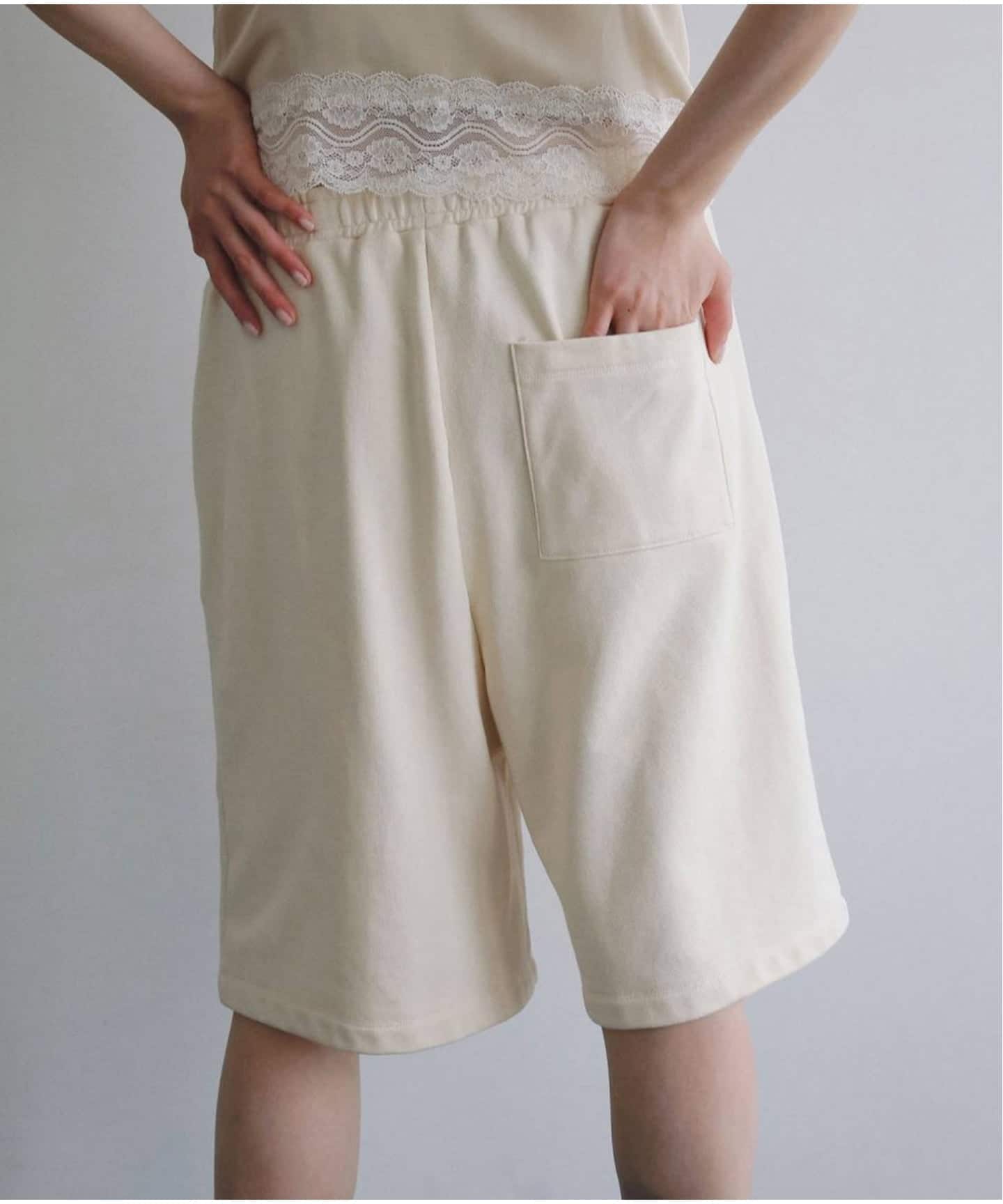 anuke Embroidery Half Pants（ショート・ハーフパンツ）｜BOICE FROM