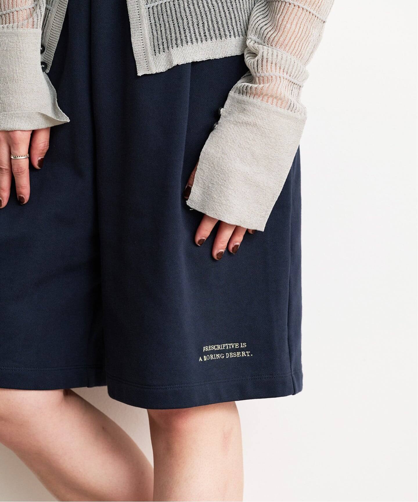 anuke Embroidery Half Pants（ショート・ハーフパンツ）｜BOICE FROM
