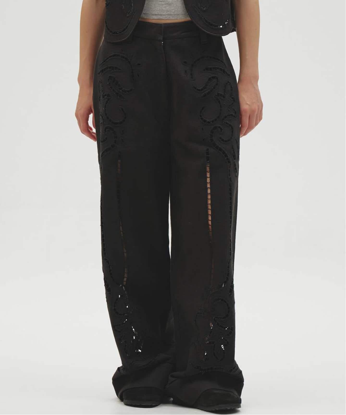 TODAYFUL Cut Lace Twill Trousers（チノパンツ）｜BOICE FROM