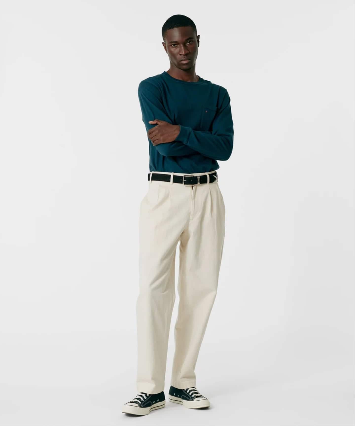 DOUBLE PLEAT HERRINGBONE PT（その他パンツ）｜NOAH（ノア）の通販