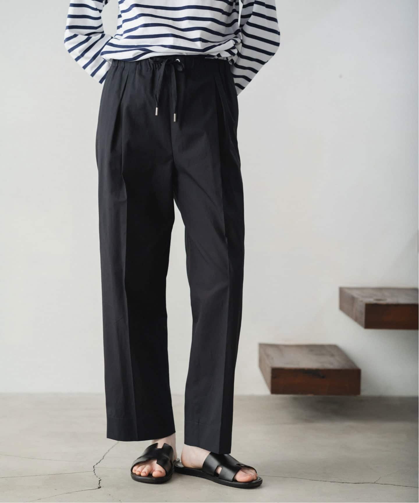 COTTON Deawstring Pants / コットンパンツ（スラックス）｜SAINT