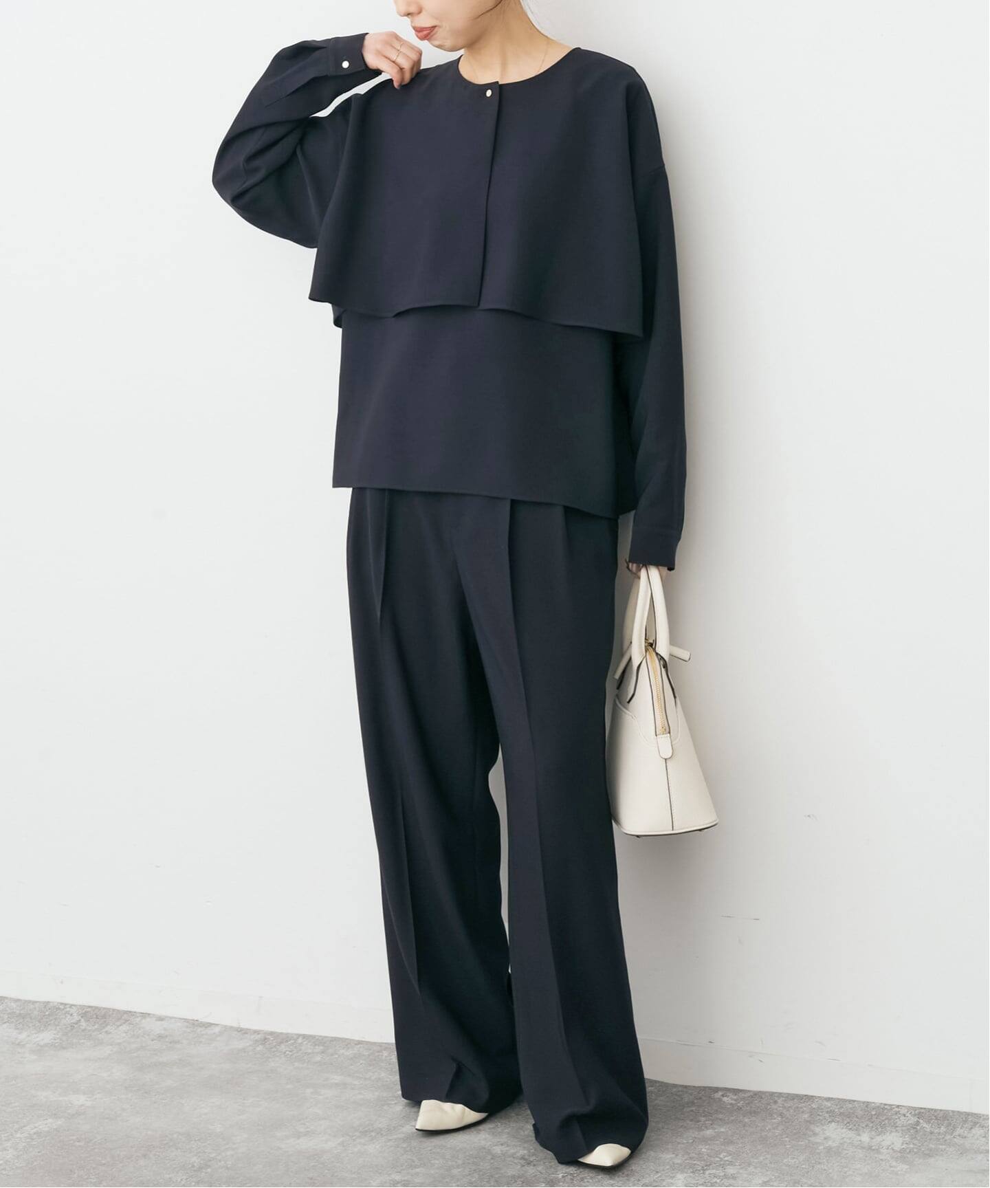 セットアップ可》ウォッシャブル2タックパンツ（スラックス）｜Spick