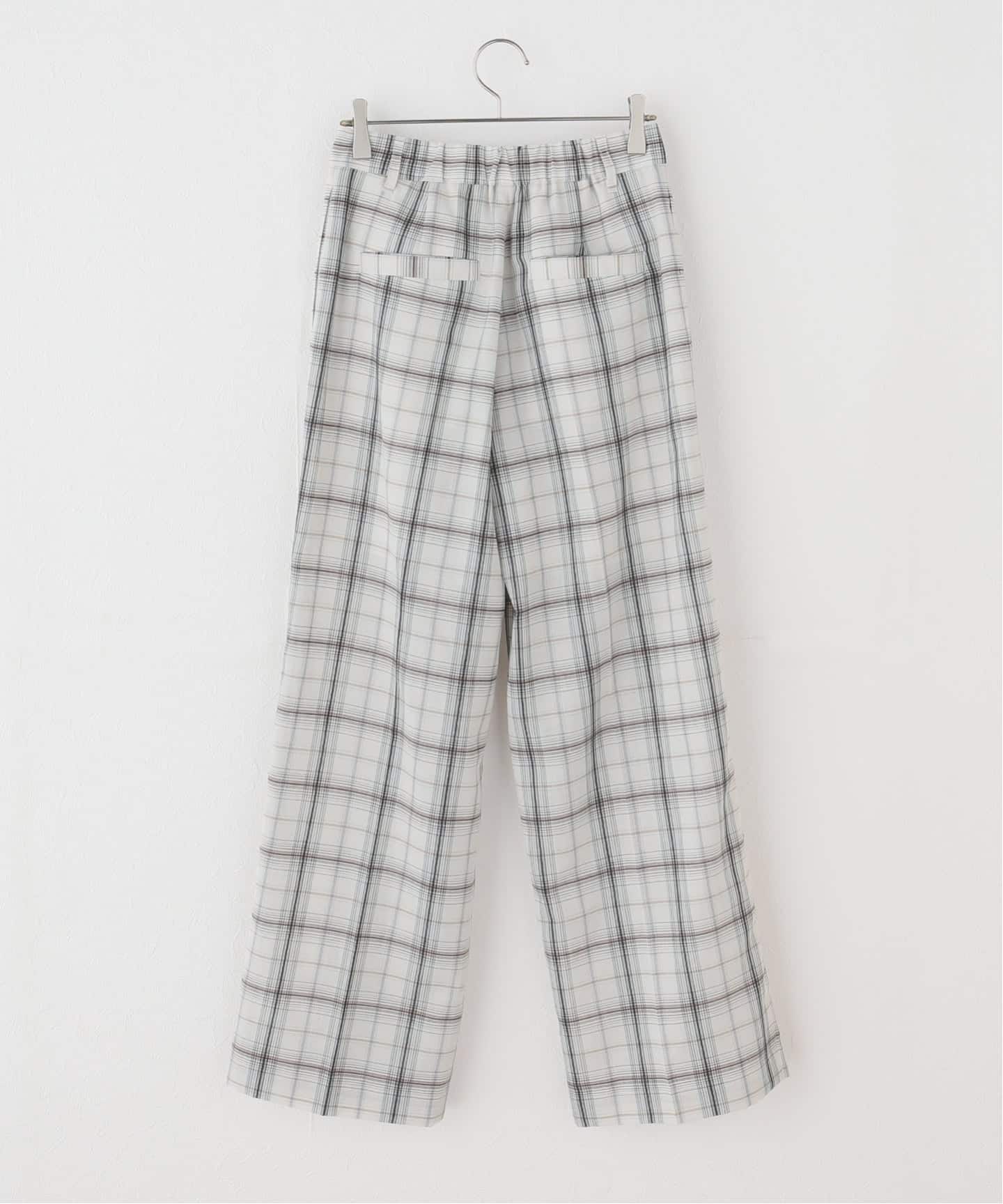 セットアップ可》2タックチェックパンツ（スラックス）｜Spick & Span