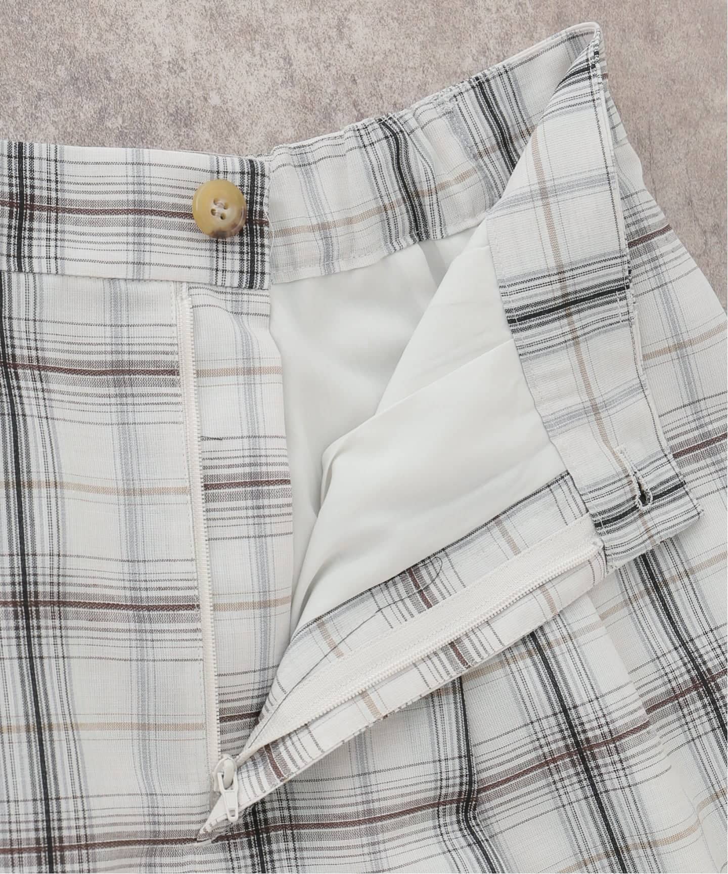 セットアップ可》2タックチェックパンツ（スラックス）｜Spick & Span