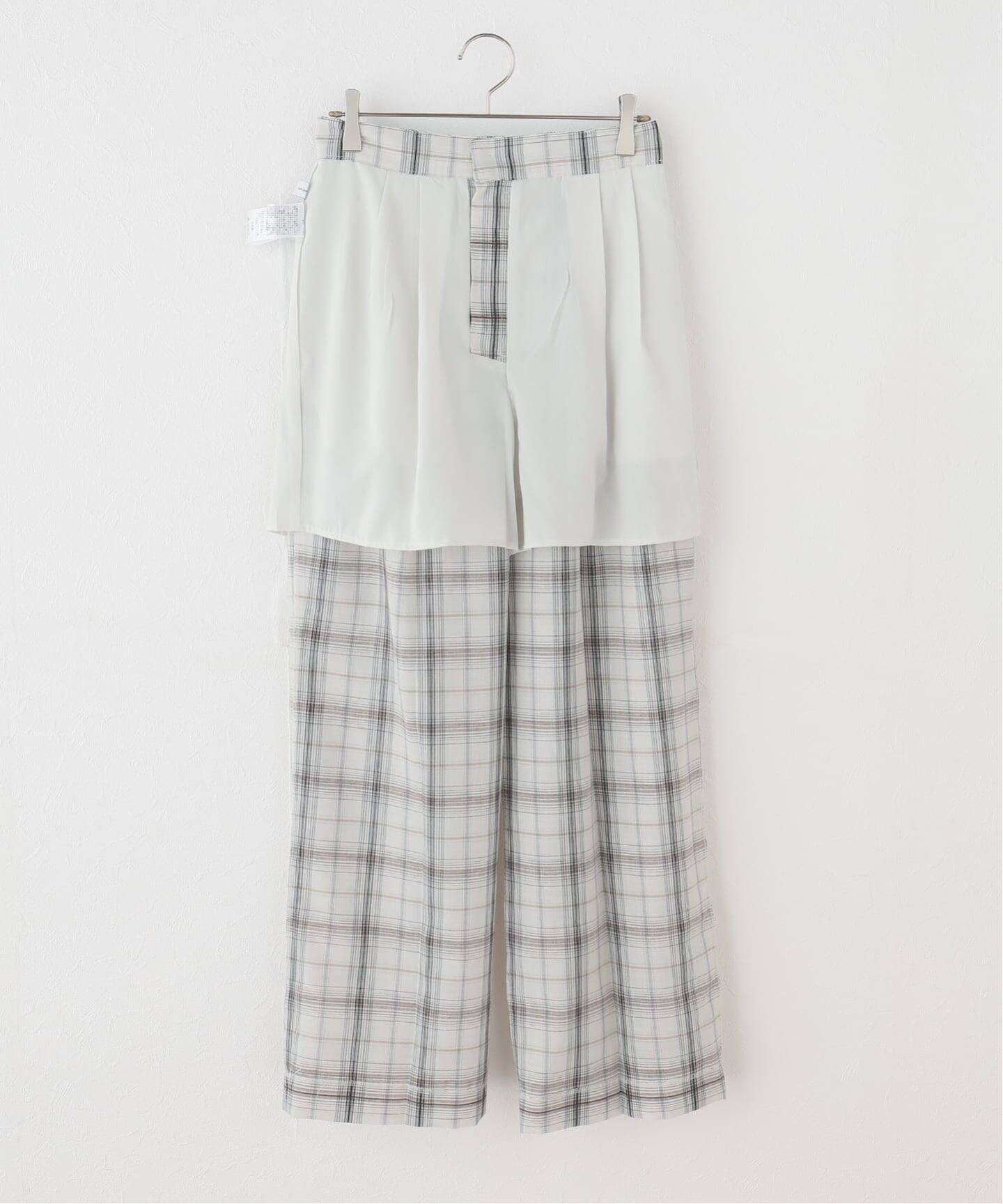 セットアップ可》2タックチェックパンツ（スラックス）｜Spick & Span