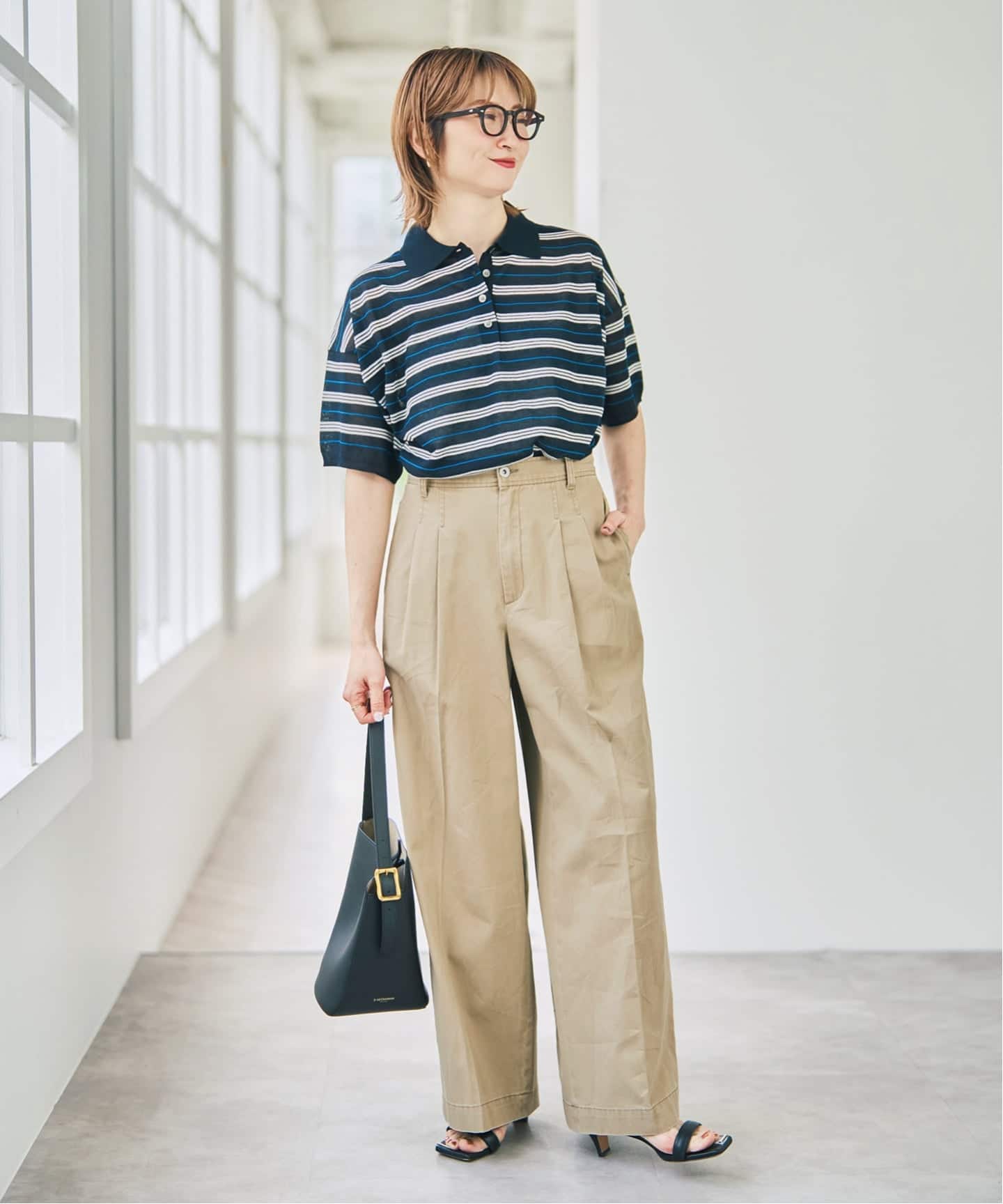 バックアシメチノ（チノパンツ）｜Spick & Span（スピック＆スパン）の