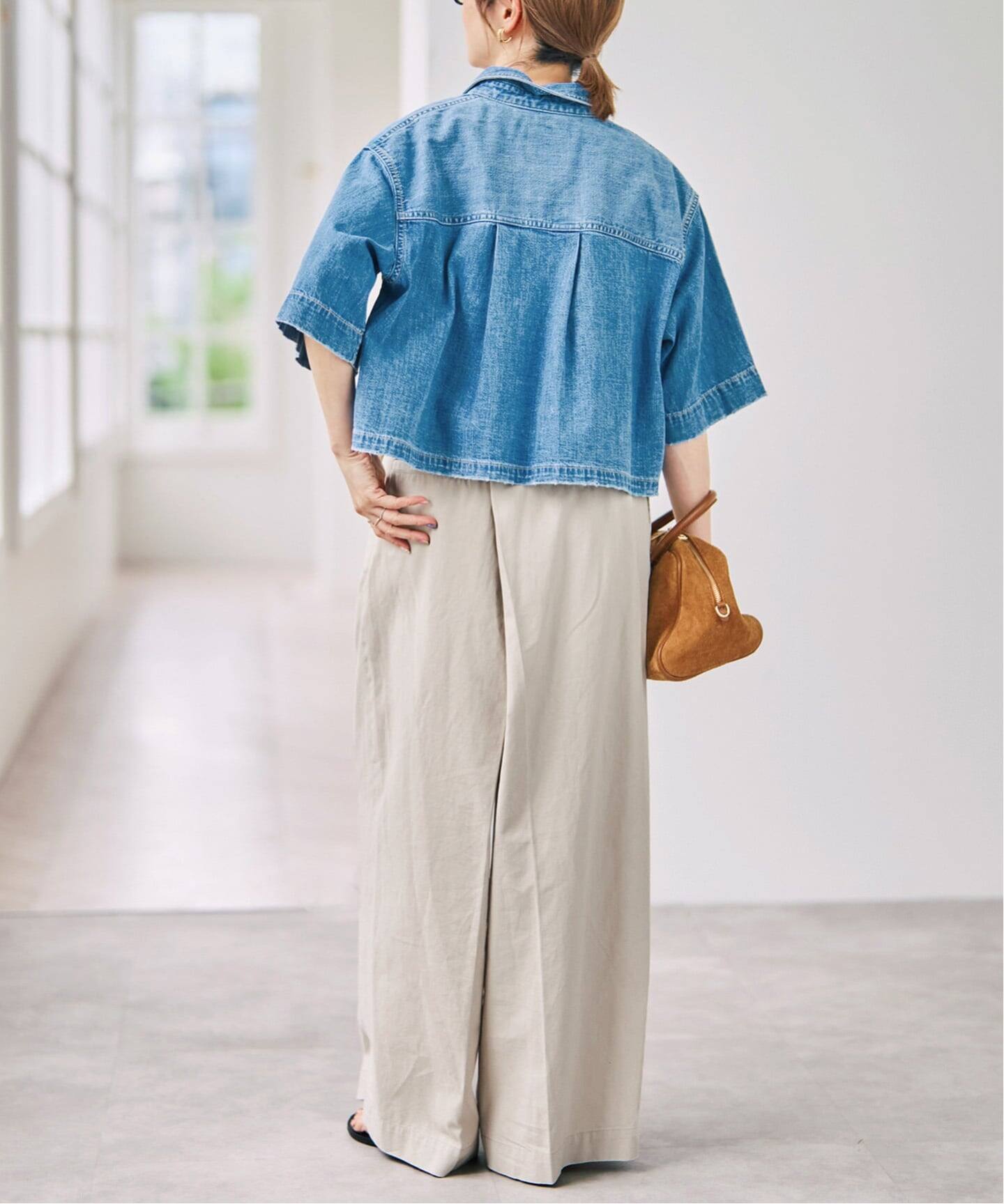バックアシメチノ（チノパンツ）｜Spick & Span（スピック＆スパン）の