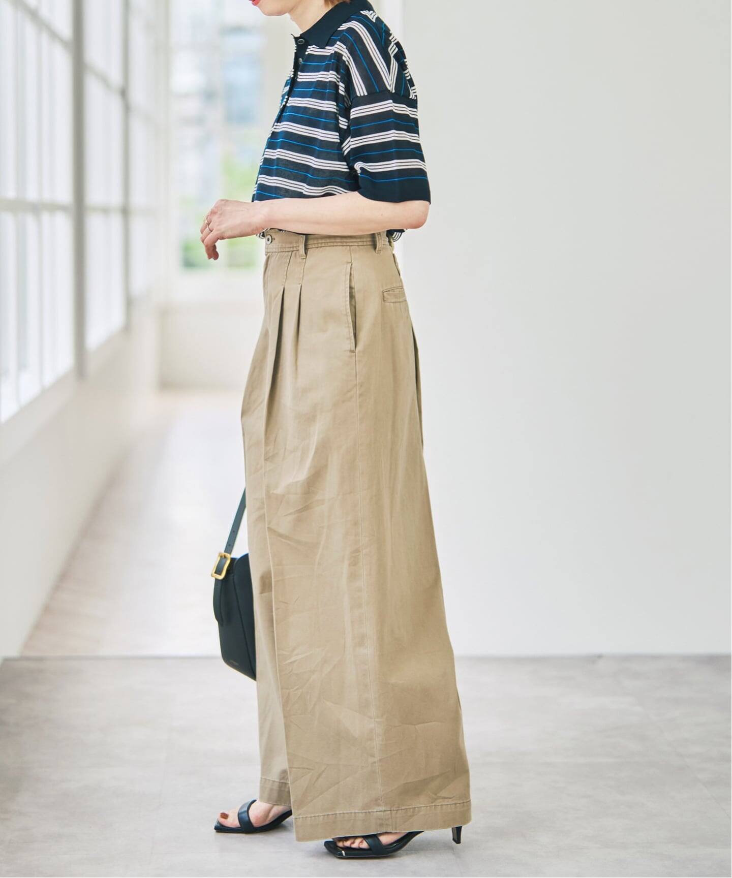バックアシメチノ（チノパンツ）｜Spick & Span（スピック＆スパン）の