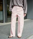 カラーペインターパンツ