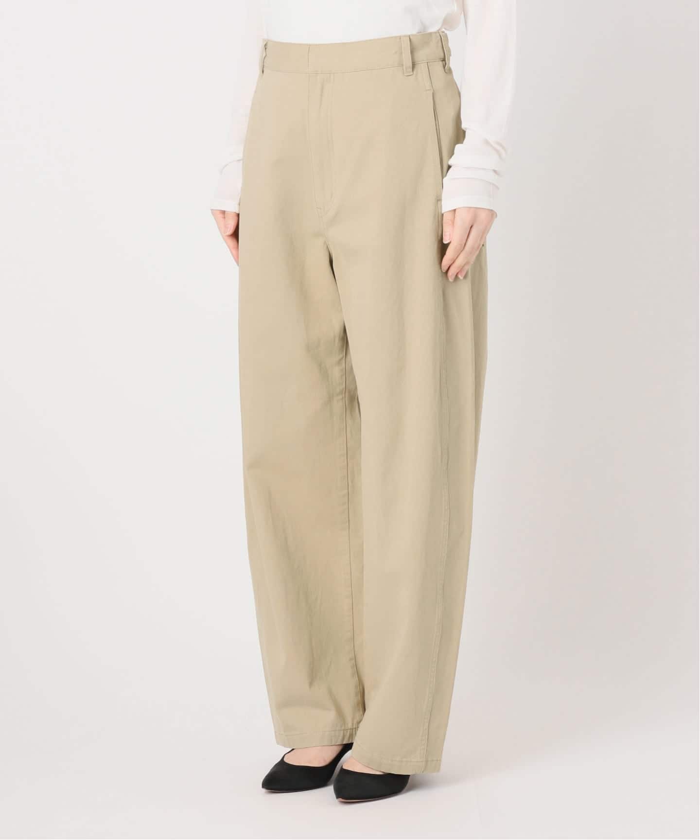 コットンバレルレッグパンツ コットンバレルレッグパンツ（その他パンツ）｜Spick & Span（スピック