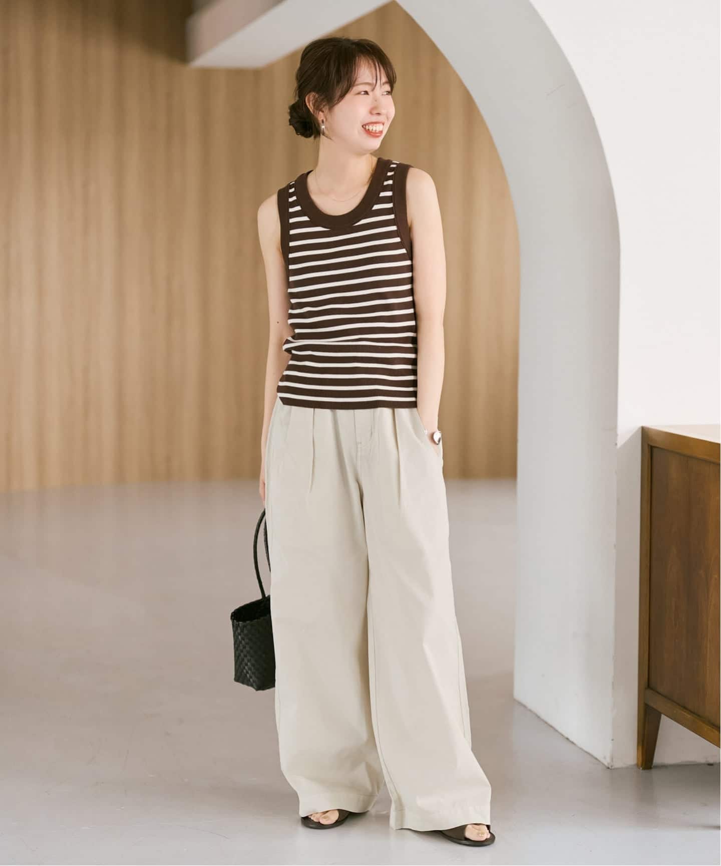 ライトコットンストレートパンツ（その他パンツ）｜Spick & Span