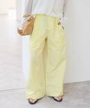 《予約》ライトコットンストレートパンツ