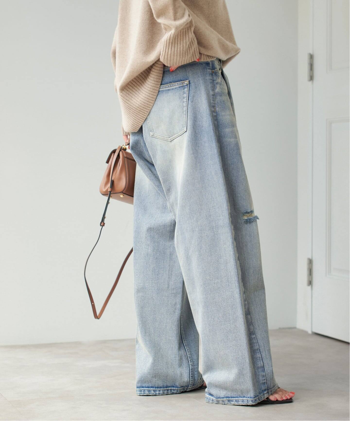 WEB限定サイズ有り / 追加》5 1/2 TUCKBARREL DENIM（デニムパンツ