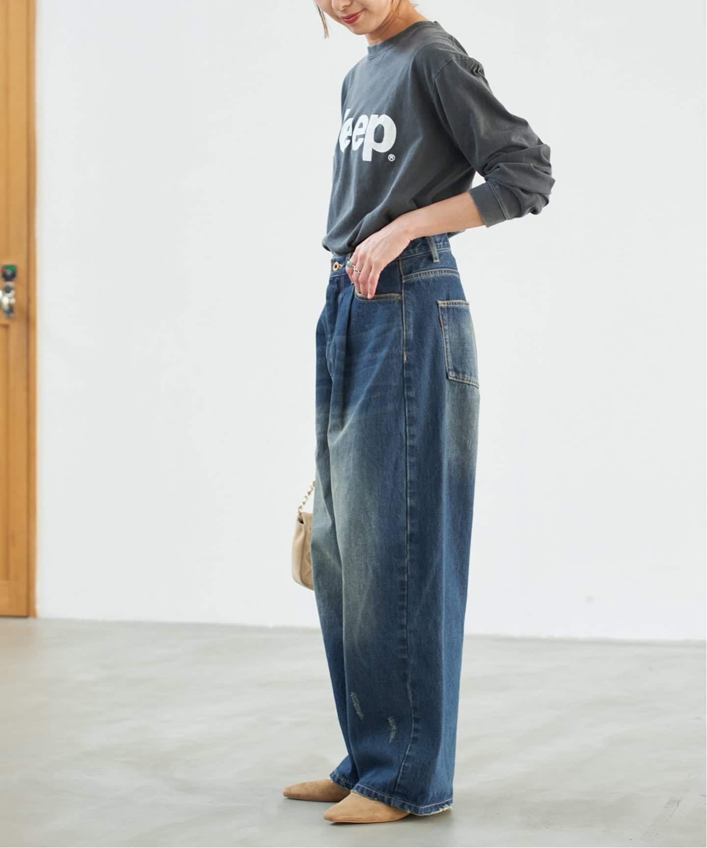 パンツ Spick&span 5 1/2 TUCKBARREL DENIM 28 5 1/2 TUCKBARREL DENIM（デニムパンツ・ジーンズ）｜Spick & Span