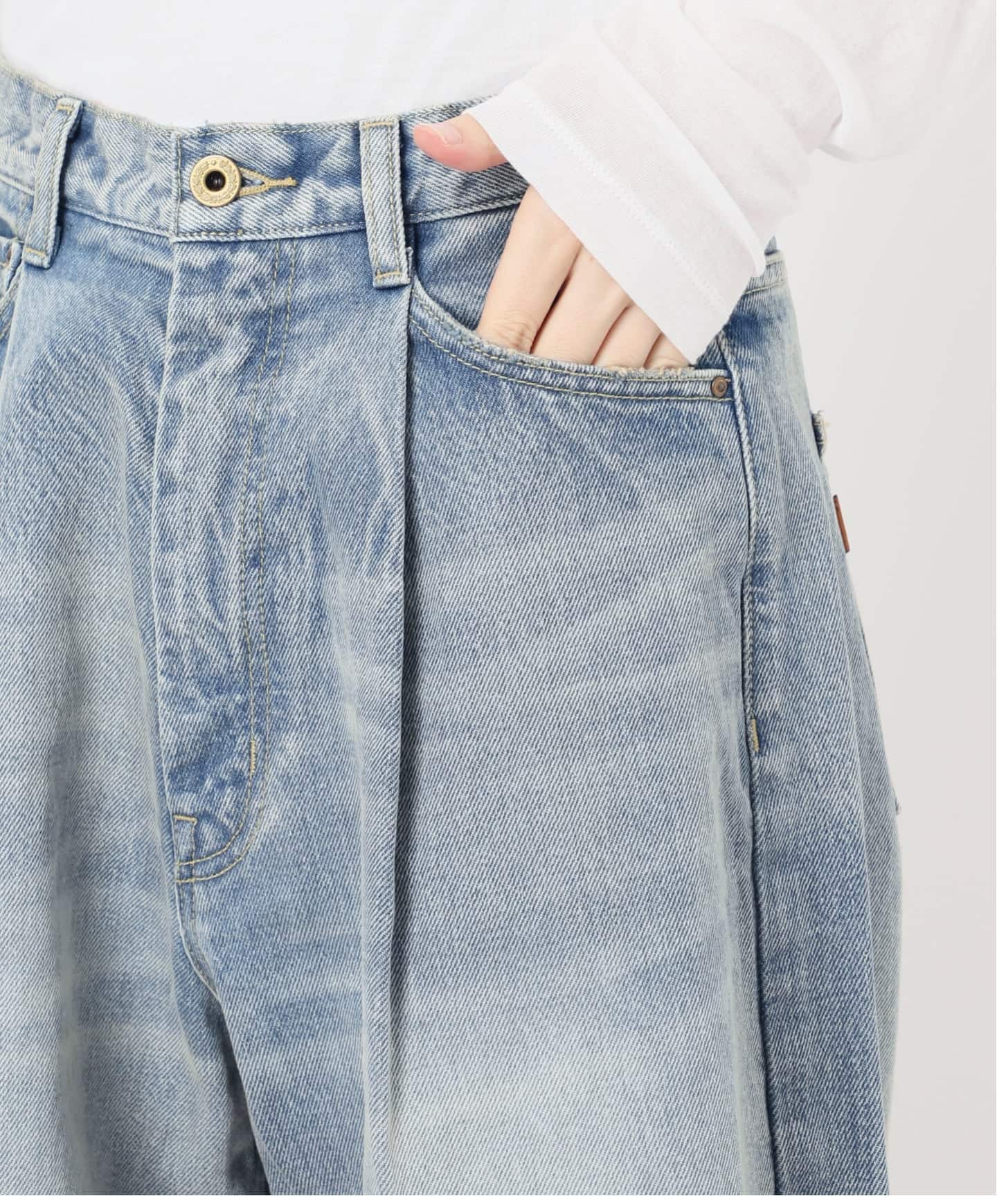 WEB限定サイズ有り / 追加予約》5 1/2 TUCKBARREL DENIM（デニムパンツ