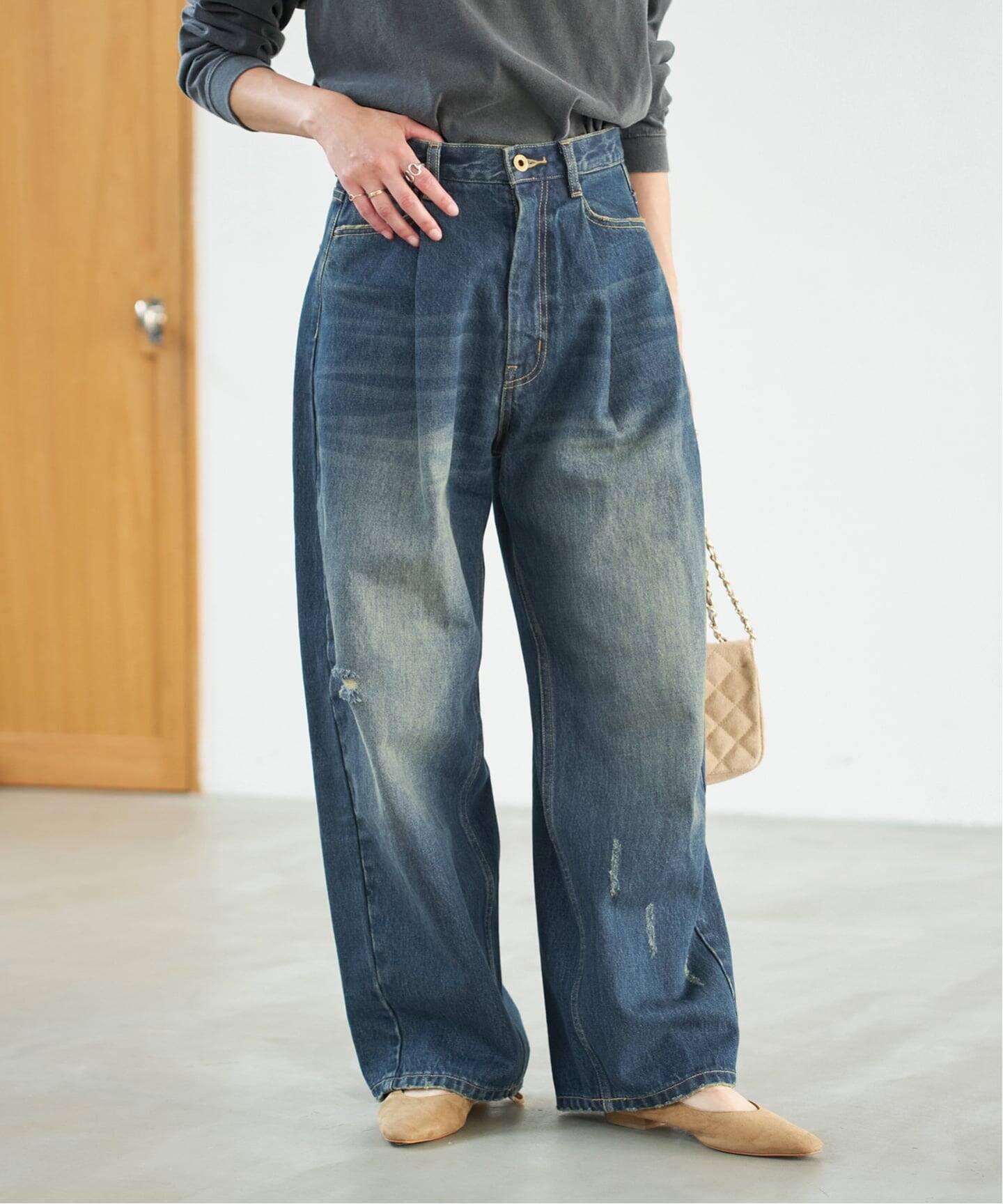 WEB限定 / 追加2》5 1/2 TUCKBARREL DENIM（デニムパンツ・ジーンズ