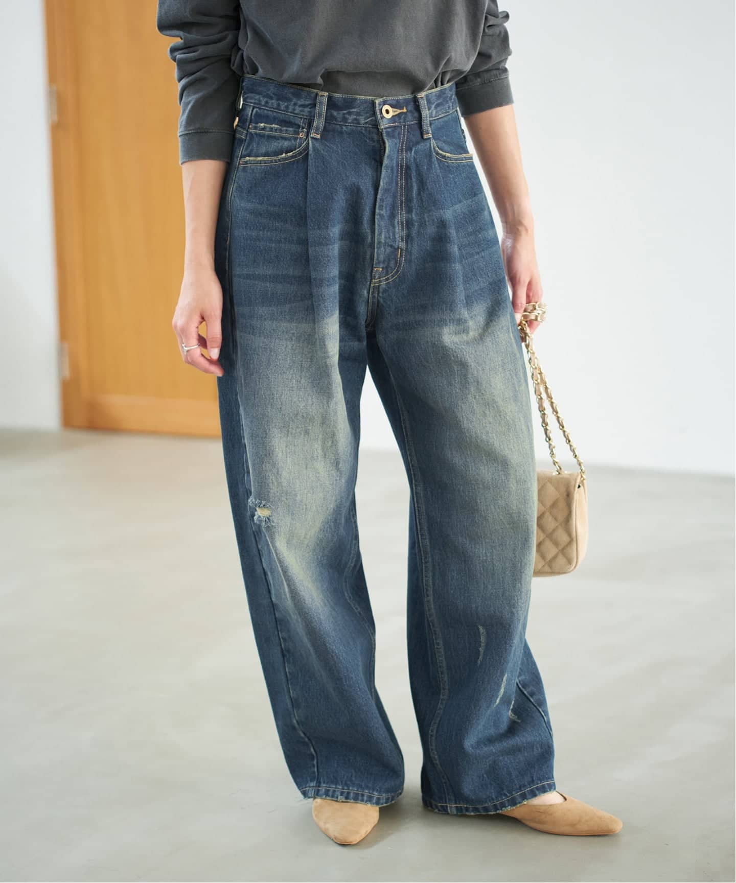 WEB限定 / 追加2》5 1/2 TUCKBARREL DENIM（デニムパンツ・ジーンズ